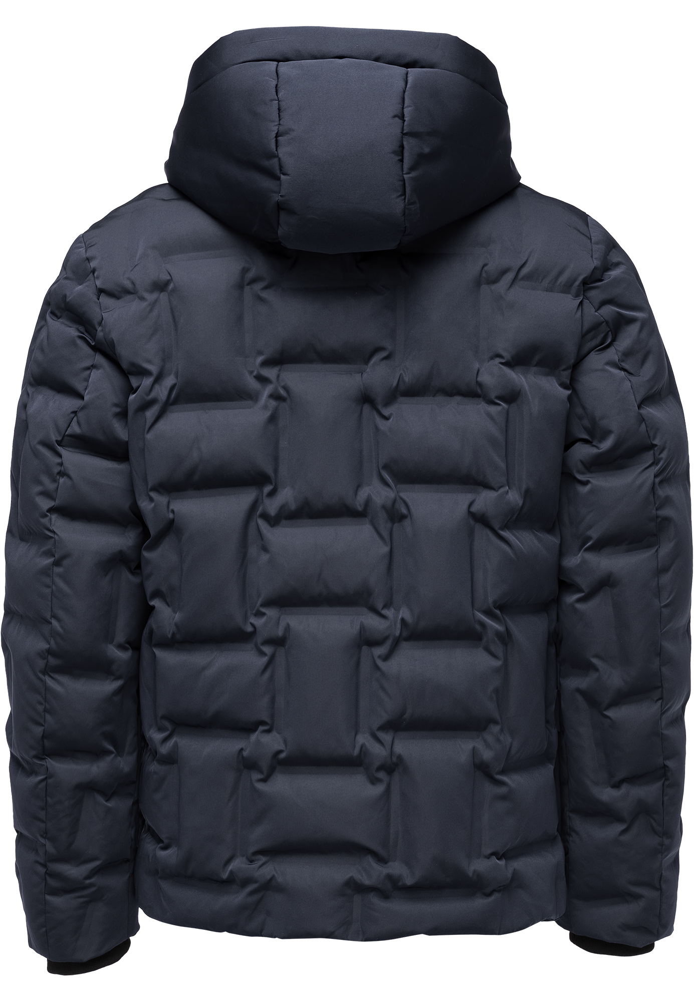 Winterjacke mit Kapuze Warm Gefüttert Steppmuster Winterjacke mit Kapuze Warm Gefüttert Steppmuster