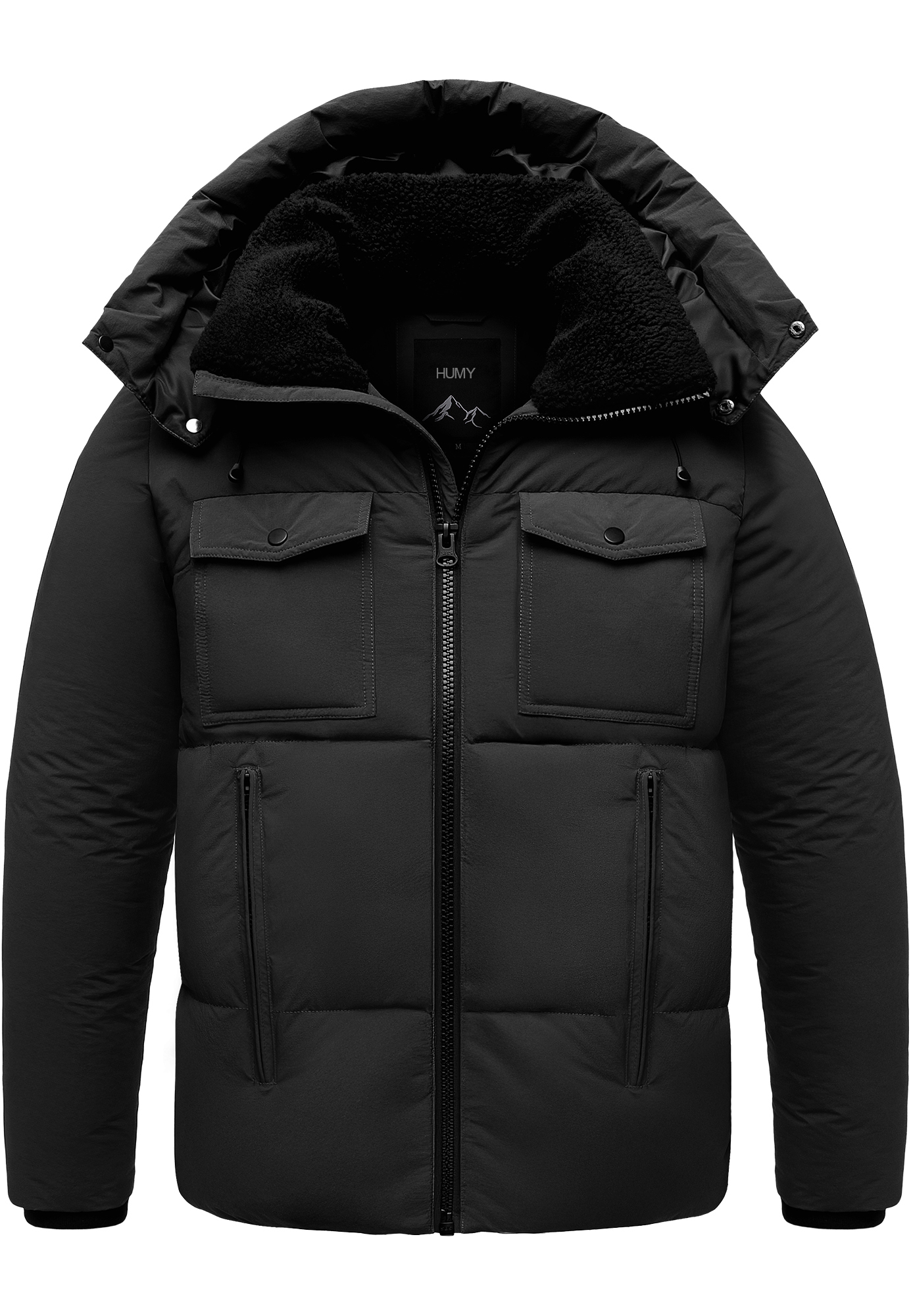 Winterjacke mit Kapuze warm gefüttert Winterjacke mit Kapuze warm gefüttert