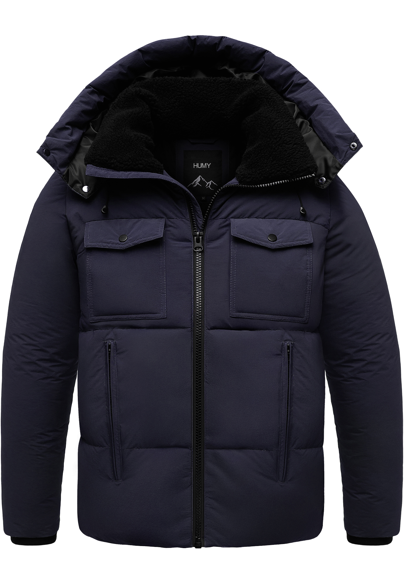 Winterjacke mit Kapuze warm gefüttert Winterjacke mit Kapuze warm gefüttert