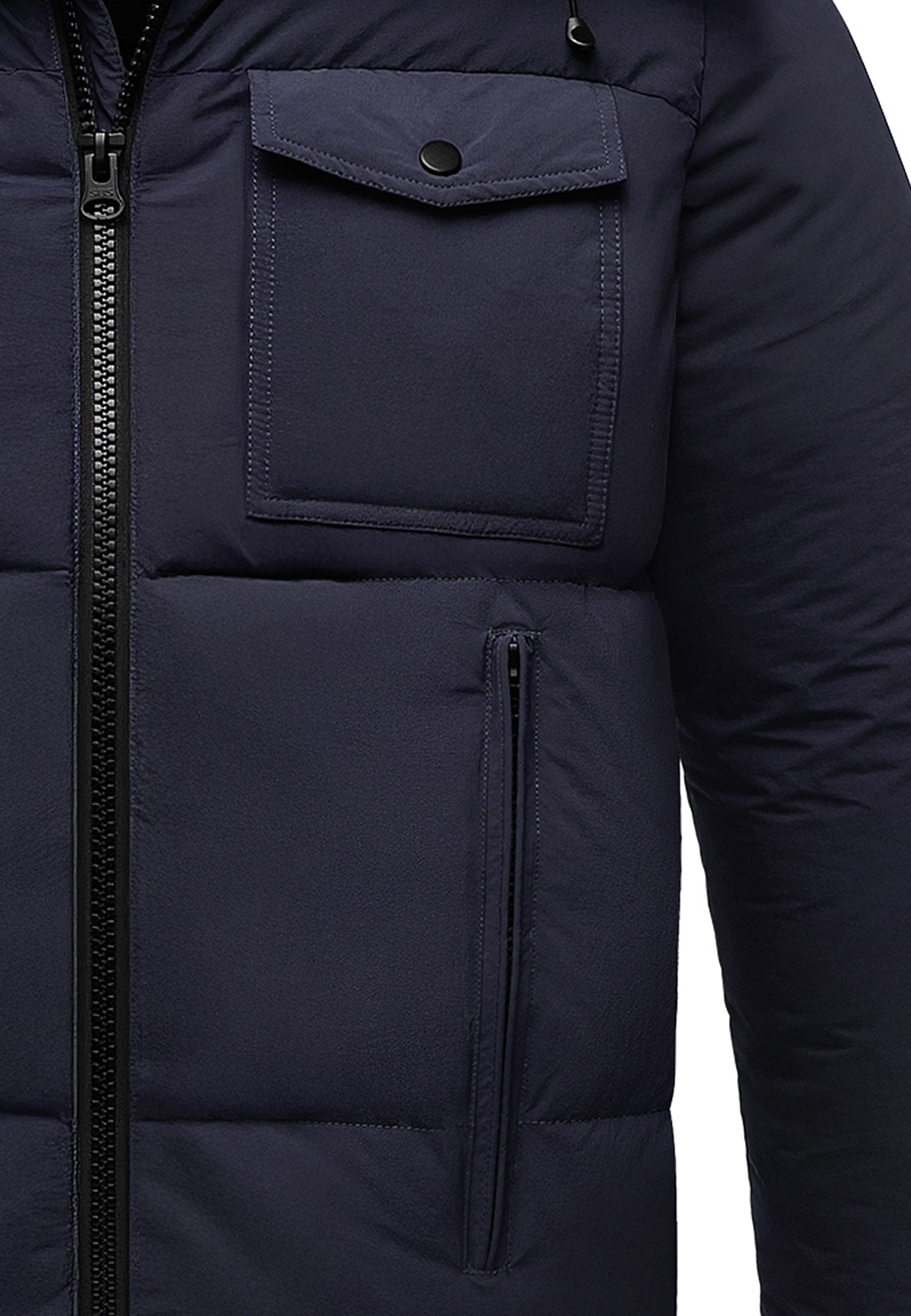 Winterjacke mit Kapuze warm gefüttert Winterjacke mit Kapuze warm gefüttert