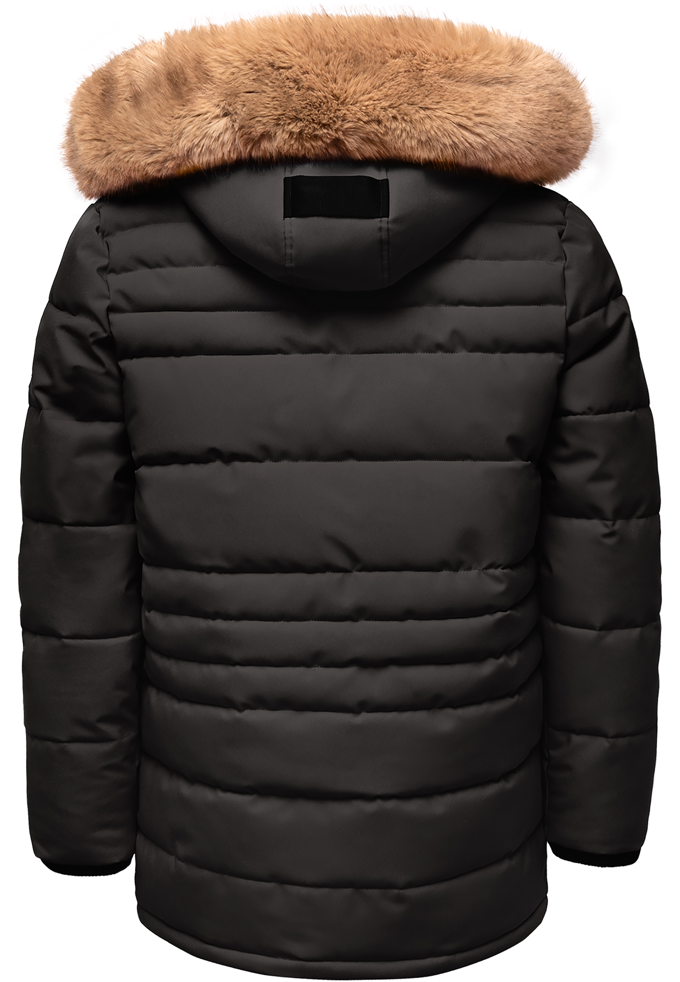 Winterjacke warm gefüttert Kapuze 4 Taschen Winterjacke warm gefüttert Kapuze 4 Taschen