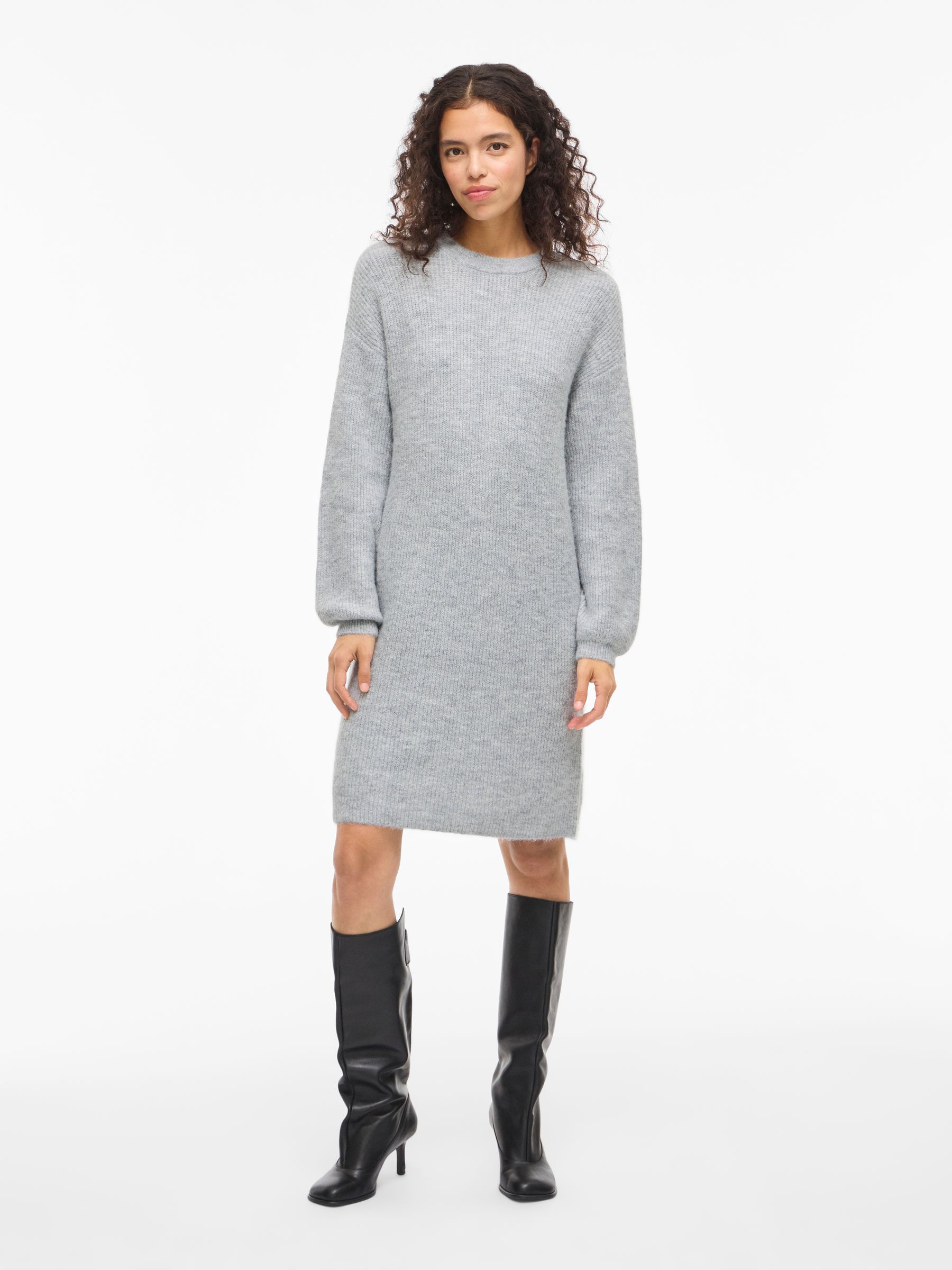 14109040_4809255_3.jpg Kuscheliges Midi-Strickkleid mit langen Ärmeln