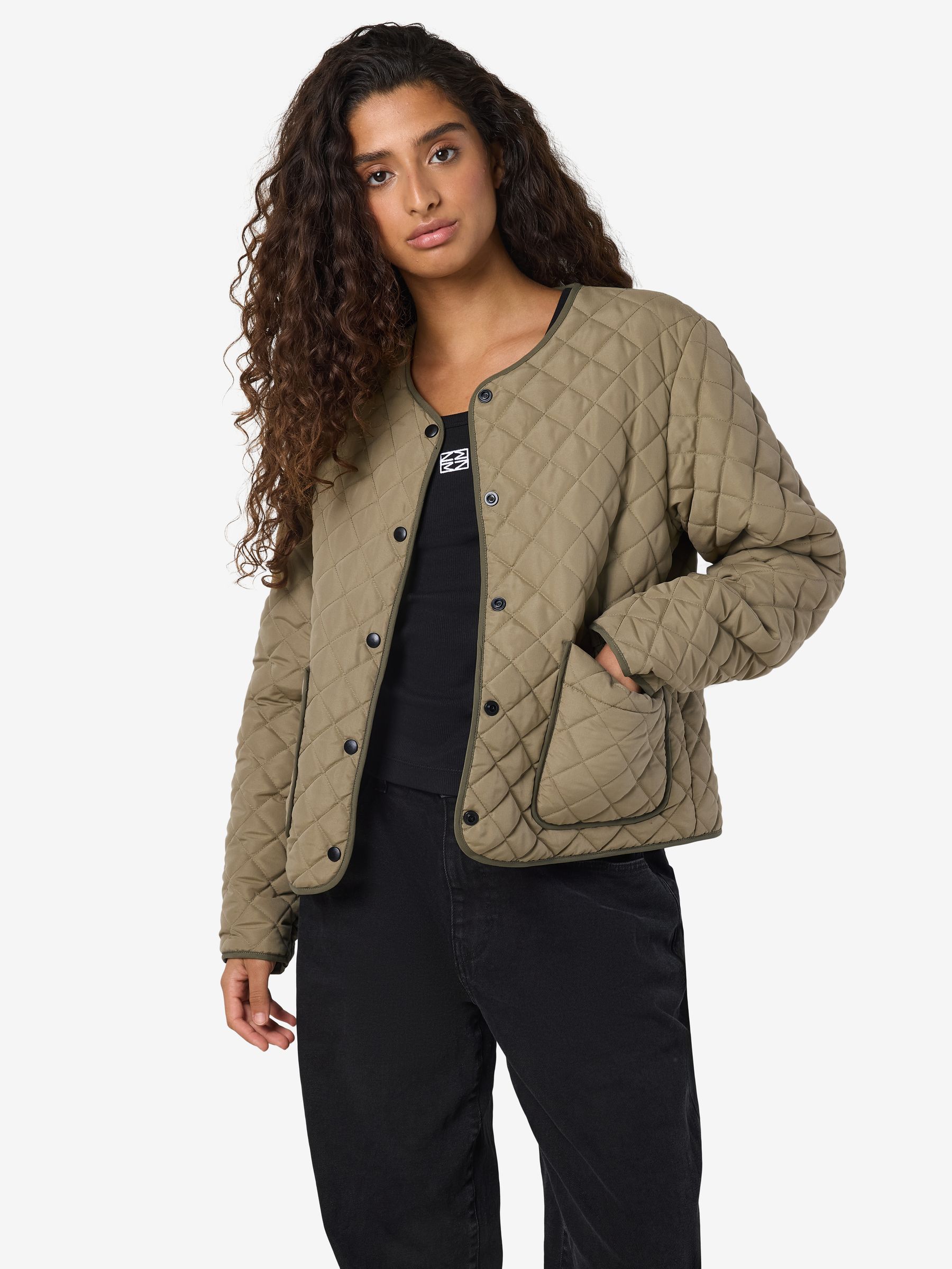 27035996_4902660_7.jpg Leichte Steppjacke kariert mit Druckknöpfen