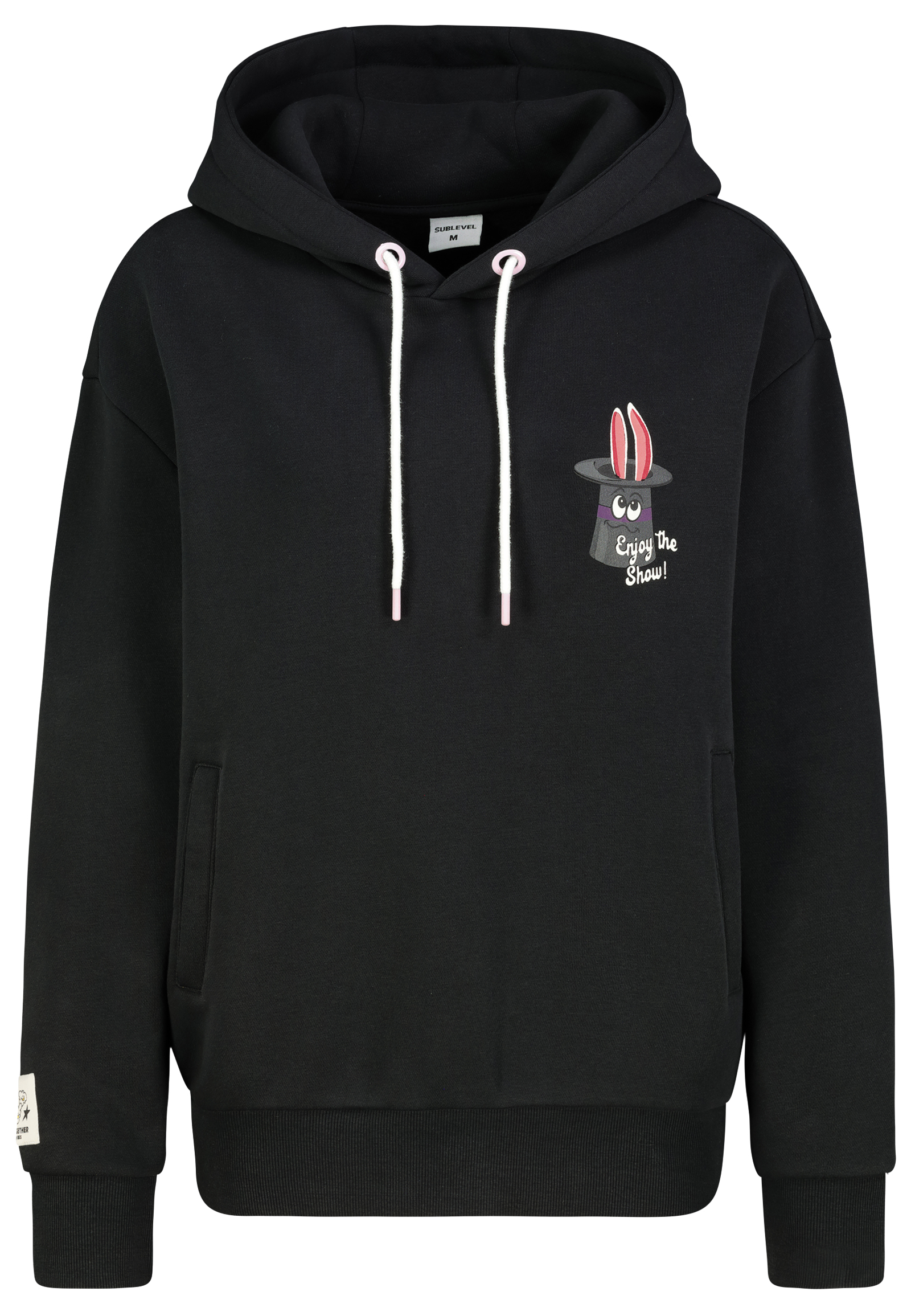 Lässiger Hoodie mit Motiv-Print und humorvollem Slogan Lässiger Hoodie mit Motiv-Print und humorvollem Slogan