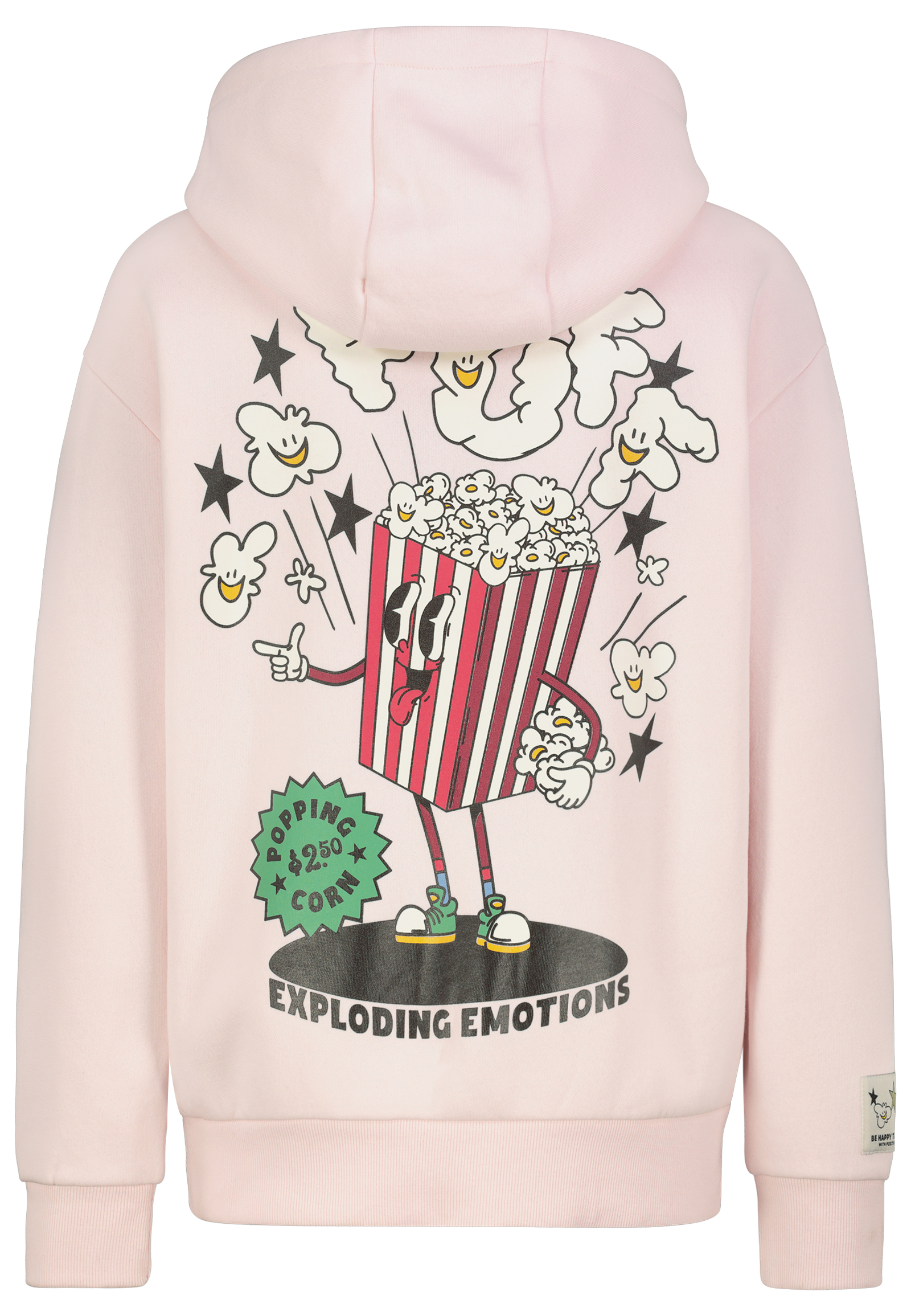 D10600BI02420R_13200_H.jpg Lässiger Hoodie mit Motiv-Print und humorvollem Slogan