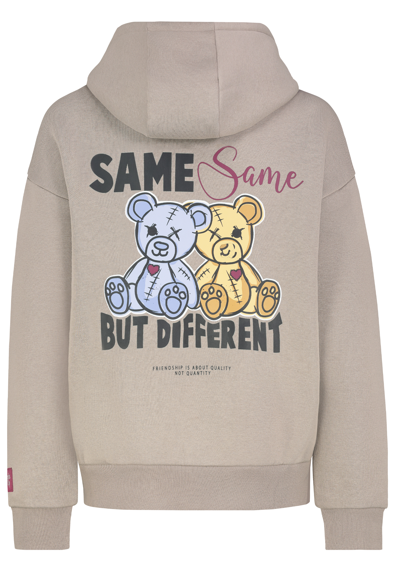 D10600BI02420T_20400_H.jpg Lässiger Hoodie mit Motiv-Print und humorvollem Slogan