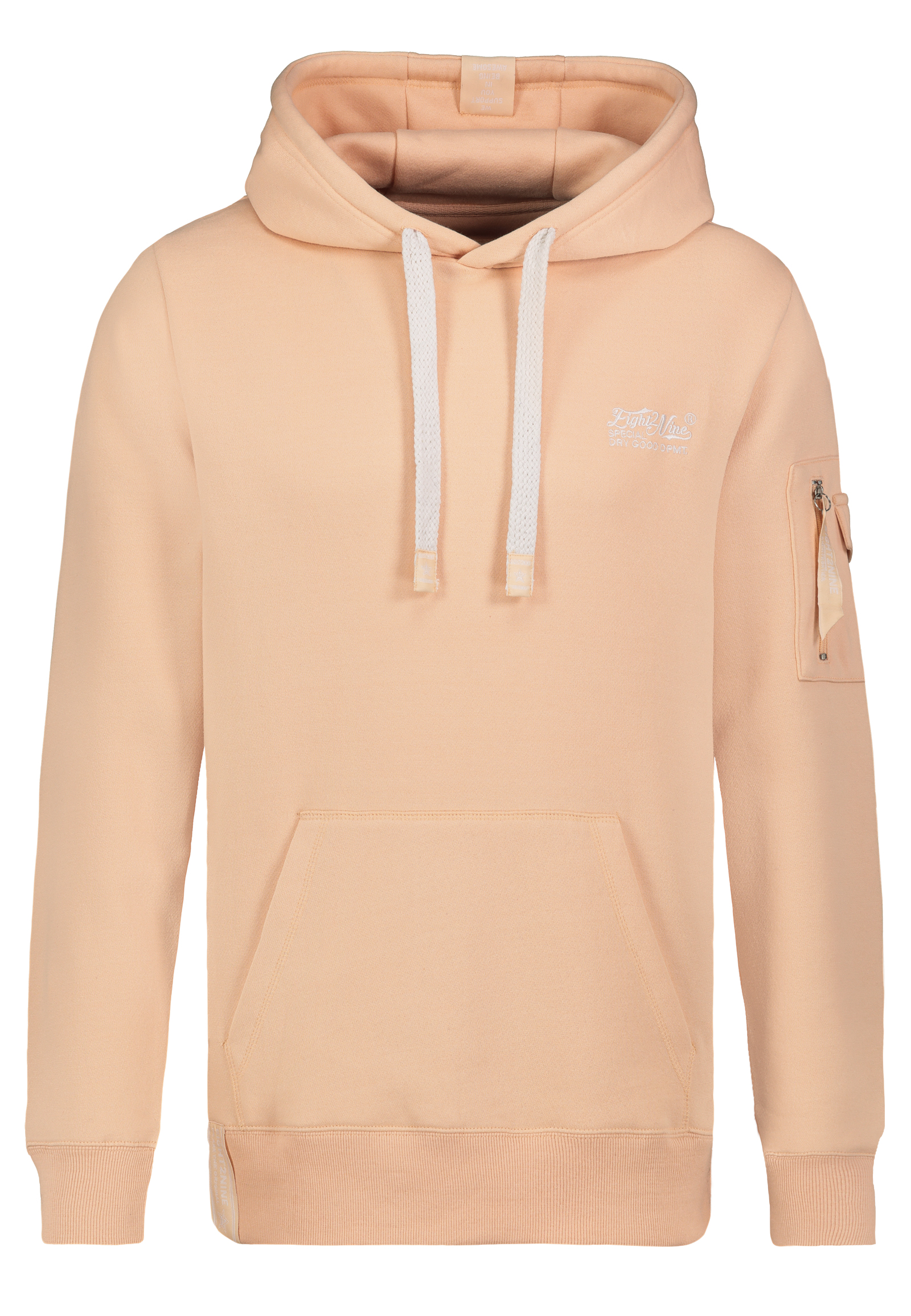 H10600C21323B2EN_11100_V.jpg Hoodie mit Reißverschlusstasche Sweat mit Logo-Stickerei