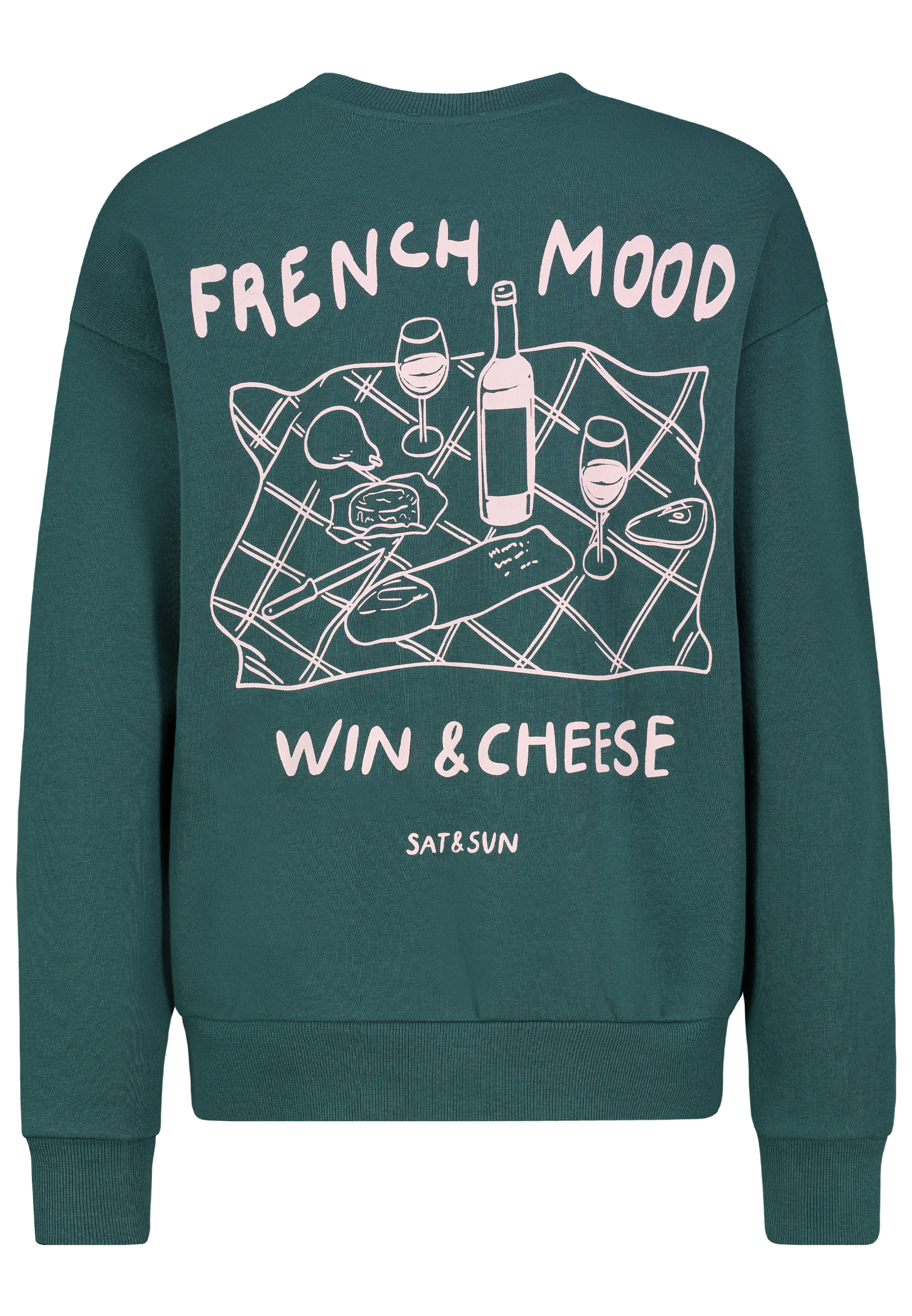 Sweatshirt mit modernen Prints Dropped Shoulder Sweatshirt mit modernen Prints Dropped Shoulder