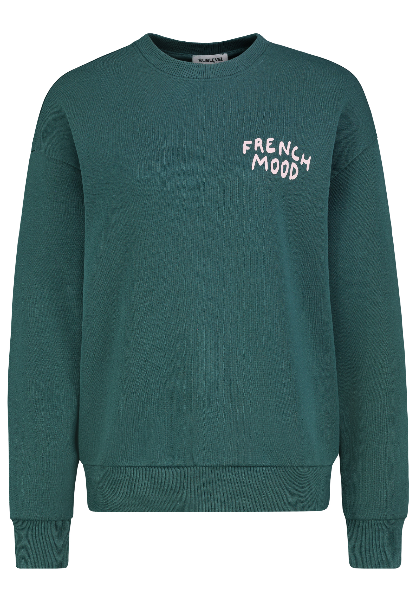 Sweatshirt mit modernen Prints Dropped Shoulder Sweatshirt mit modernen Prints Dropped Shoulder