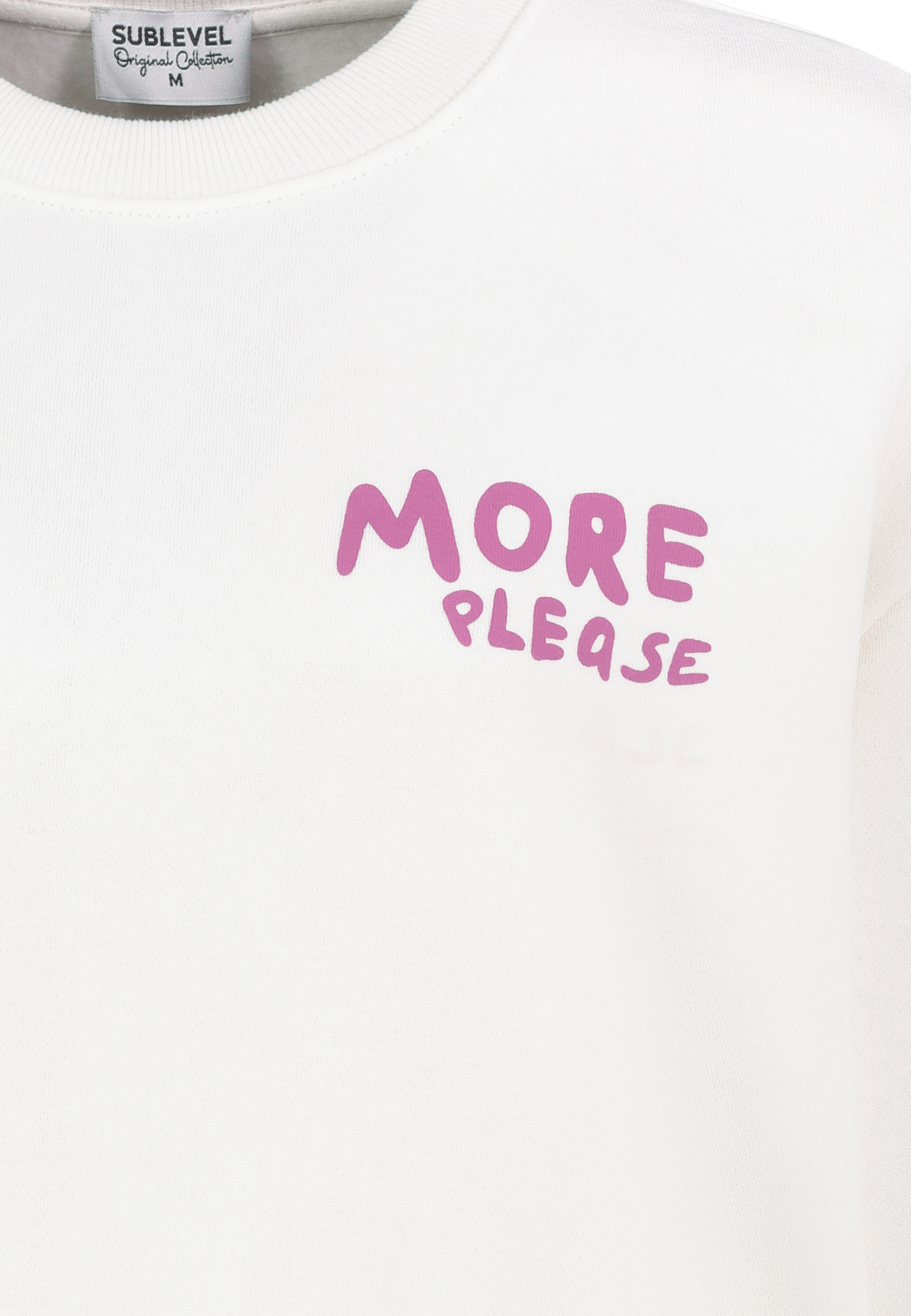 Sweatshirt mit modernen Prints Dropped Shoulder Sweatshirt mit modernen Prints Dropped Shoulder