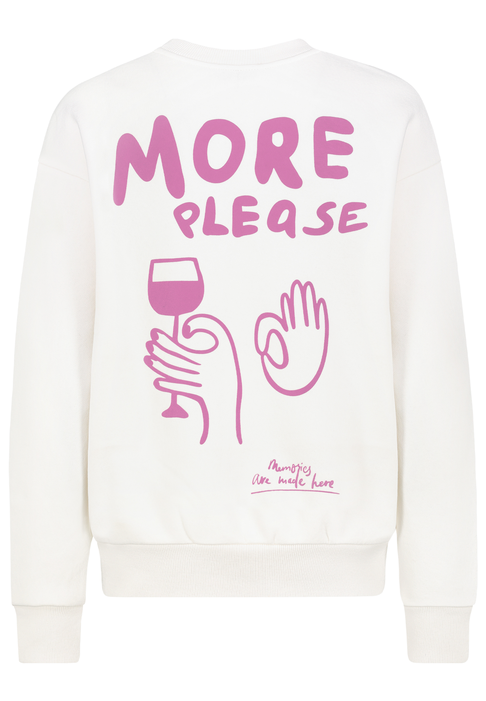 Sweatshirt mit modernen Prints Dropped Shoulder Sweatshirt mit modernen Prints Dropped Shoulder