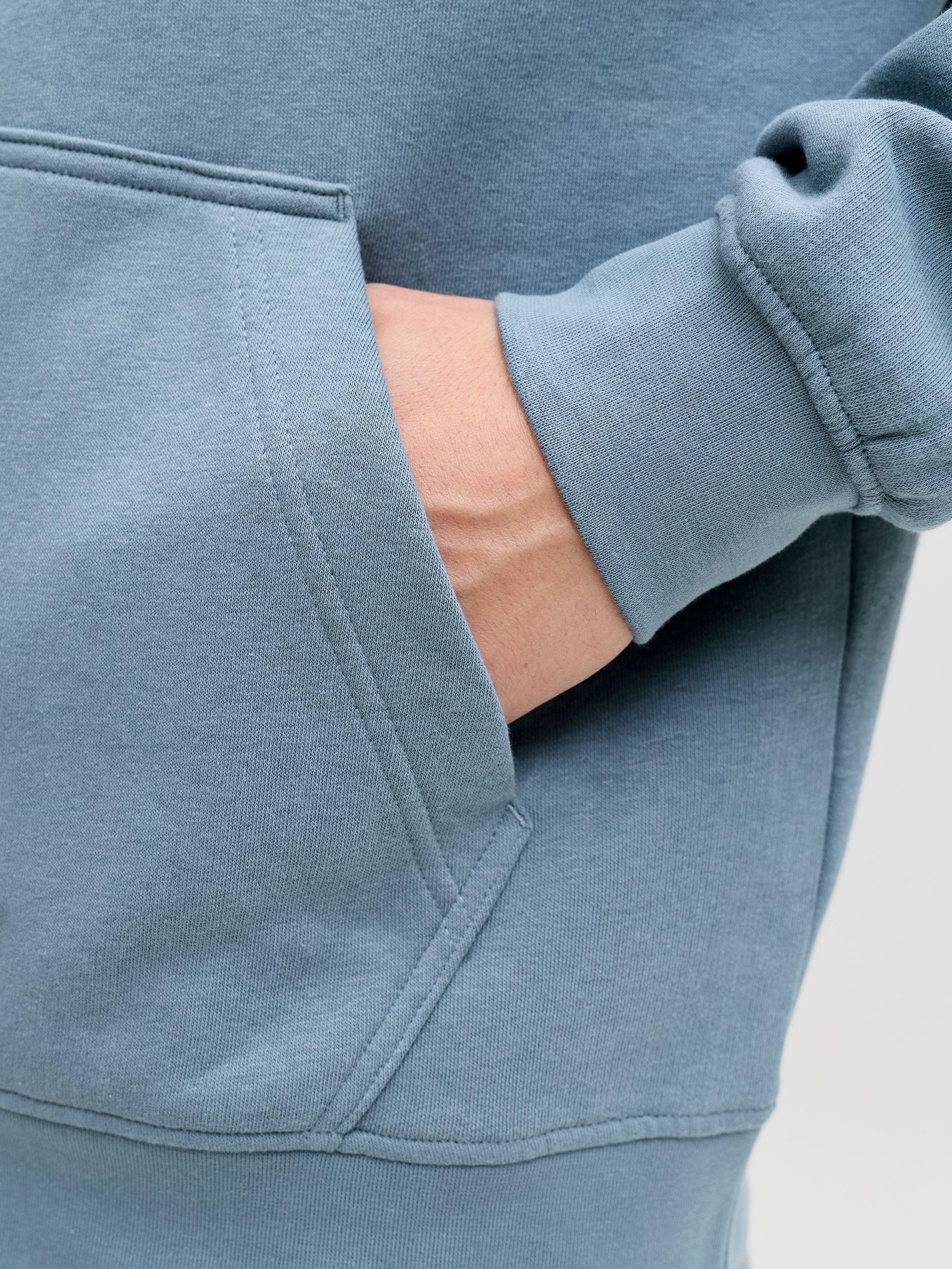 12278789_4901304_5.jpg Hoodie Eingrifftaschen Rippbündchen Kordelzug