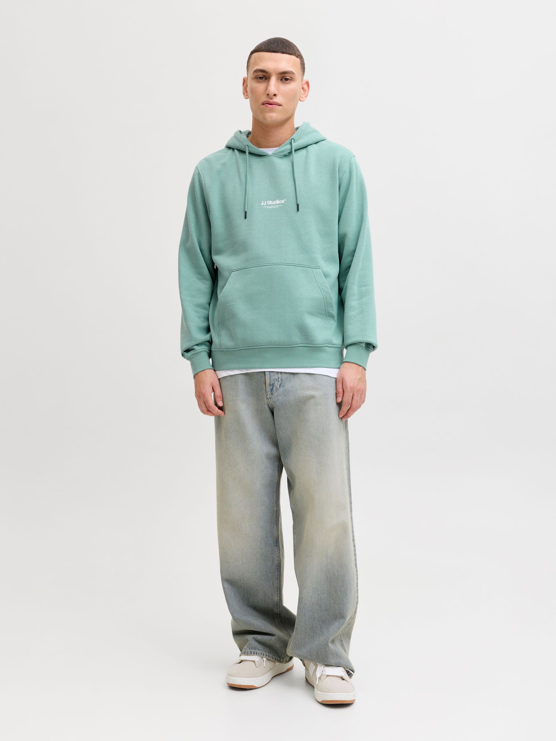 12278789_4901306_5.jpg Hoodie Eingrifftaschen Rippbündchen Kordelzug