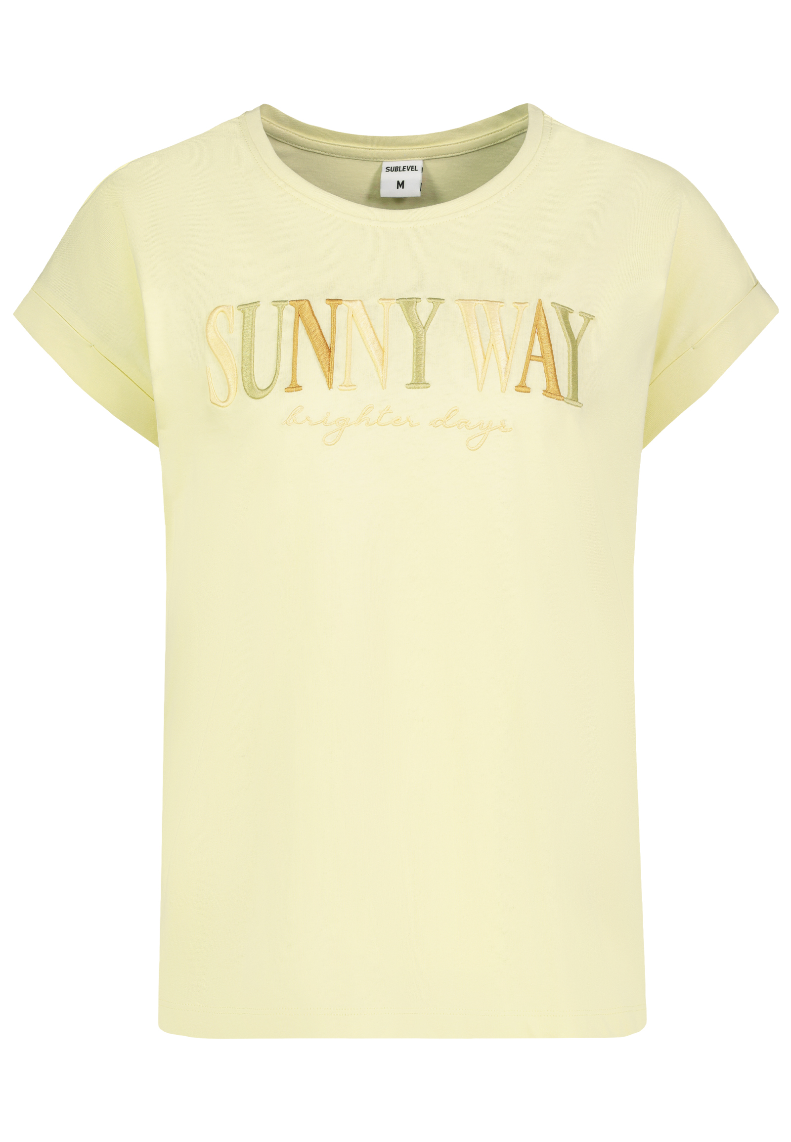 D12022M02878A2NO_10100_V.jpg Lässiges Shirt Kurzarm Rundhalsausschnitt Sommerlich