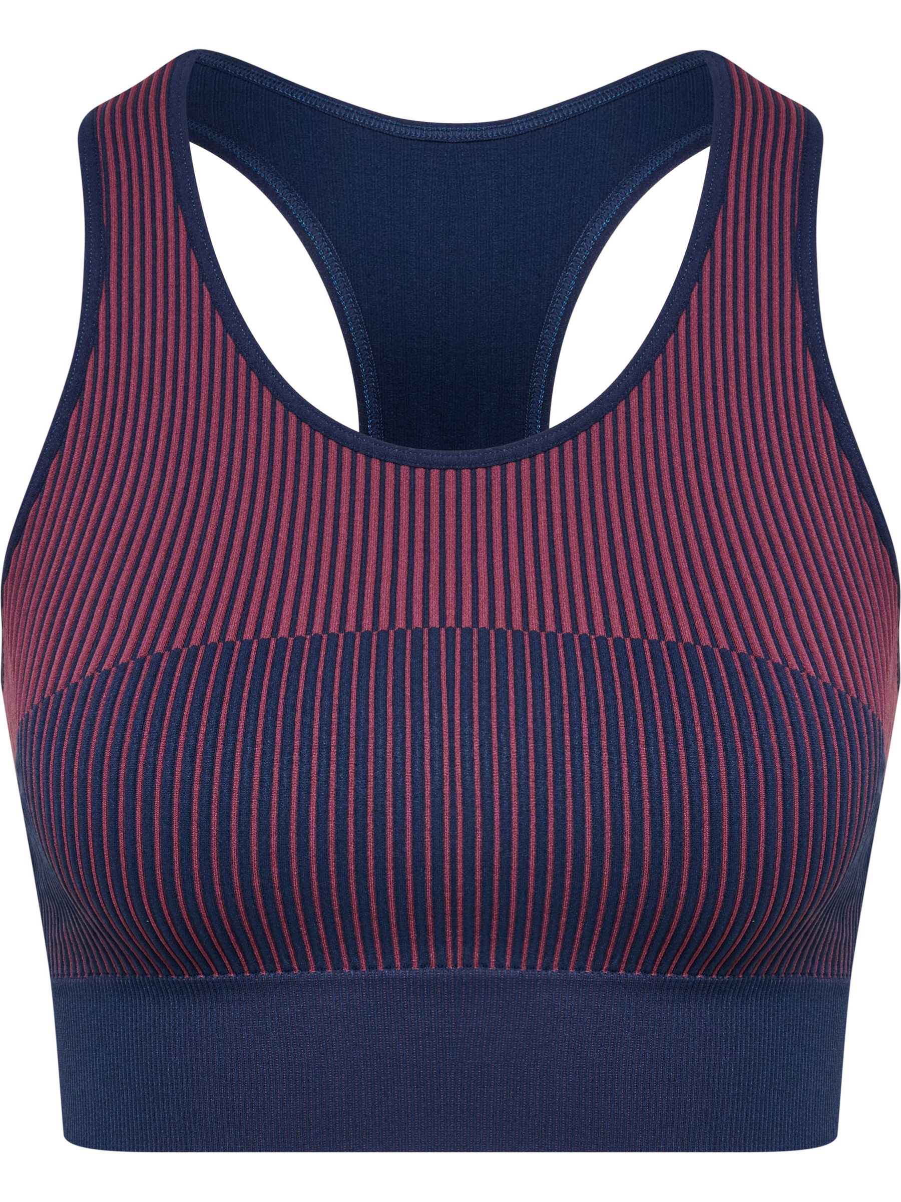 Bustier Top Rundhals Bügellos Streifenstruktur Training Bustier Top Rundhals Bügellos Streifenstruktur Training