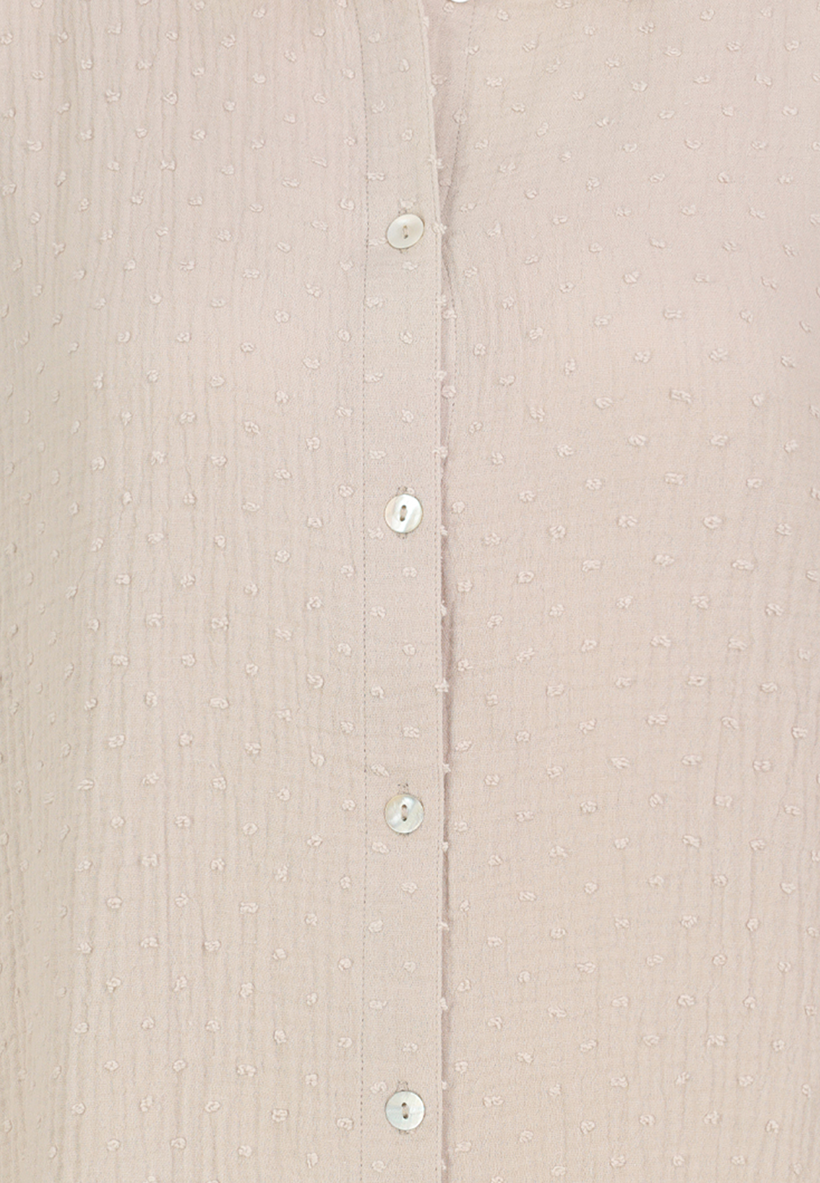 Langarm Bluse Rundhalsausschnitt Knopfleiste Einfarbig Langarm Bluse Rundhalsausschnitt Knopfleiste Einfarbig