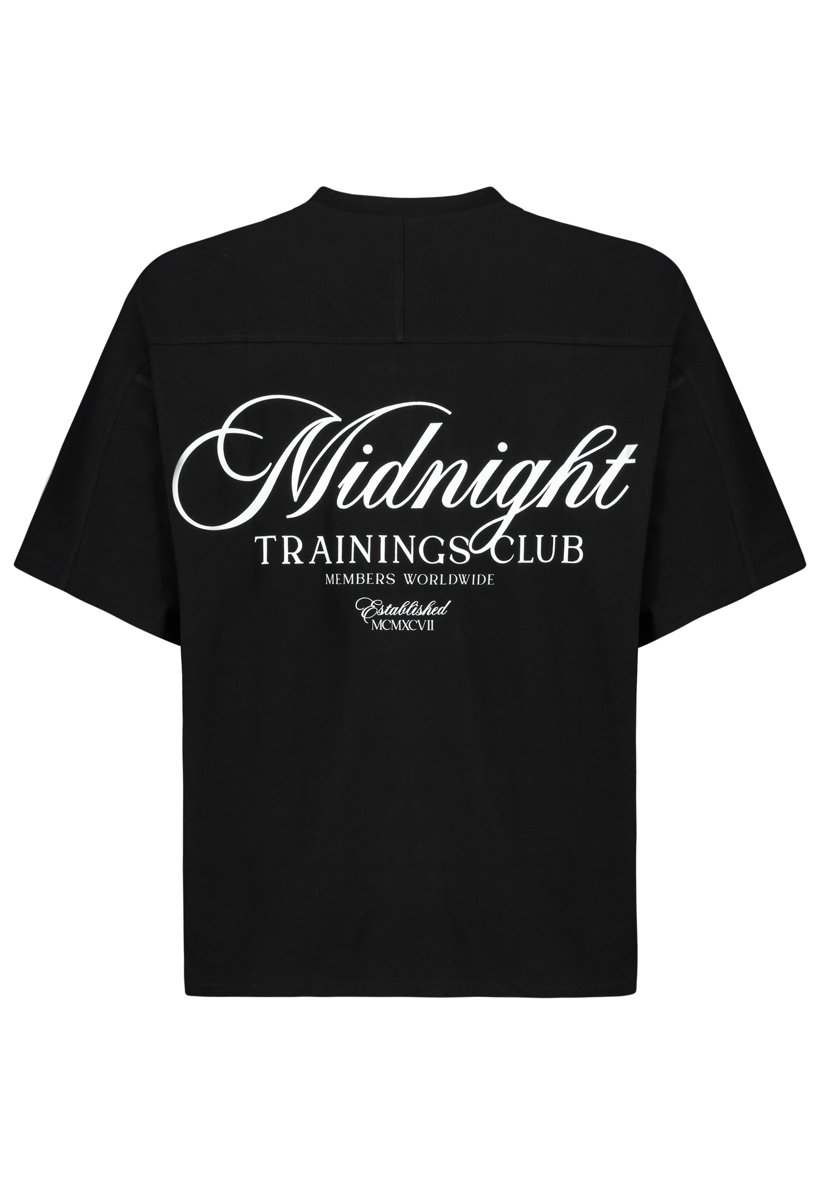 H12078AH22646A_24000_H.jpg Kurzarmshirt Rundhalsausschnitt Spruch Oversized Look