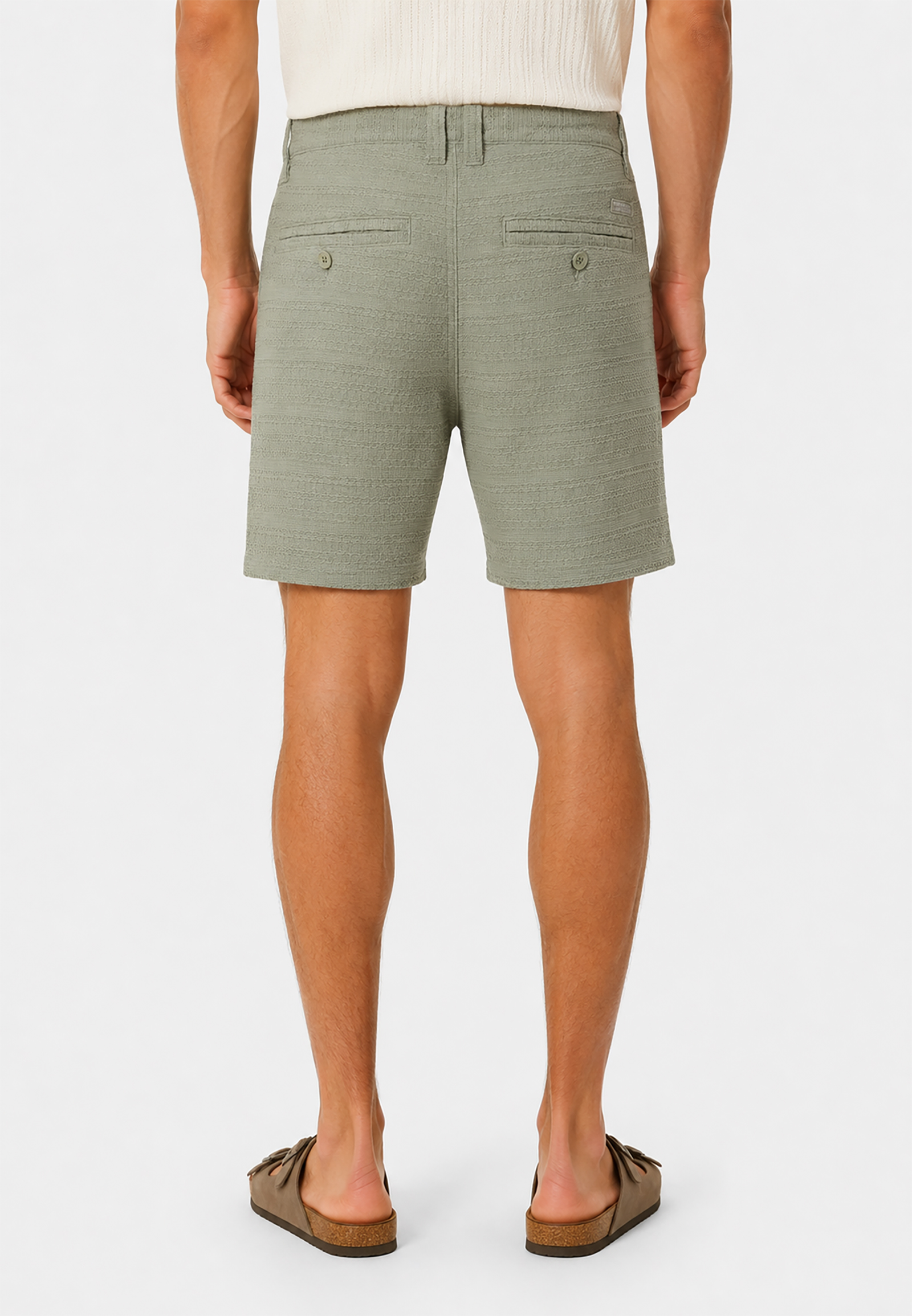 Casual Chinoshorts Eingrifftaschen Kordelzug Einfarbig Casual Chinoshorts Eingrifftaschen Kordelzug Einfarbig