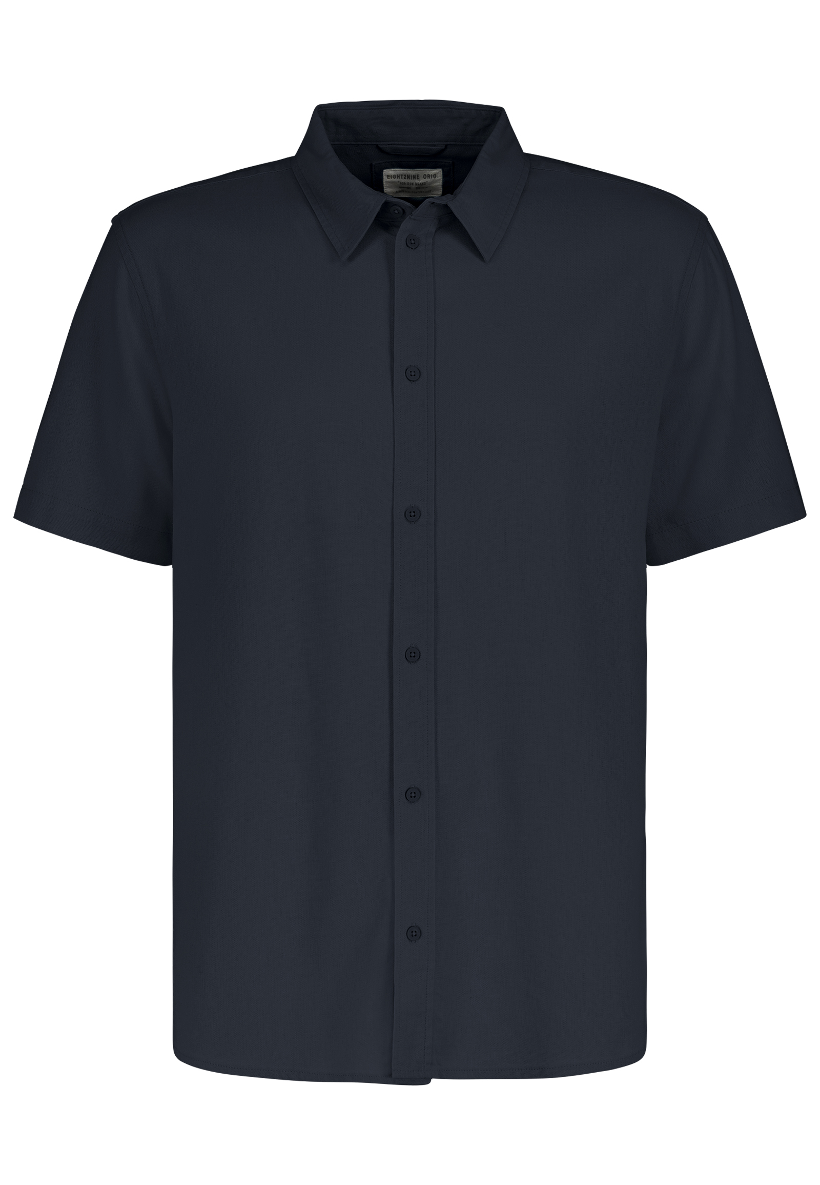 H74511M11130A6_19400_V.jpg Bequemes Kurzarmhemd Kentkragen Knopfleiste Regular Fit