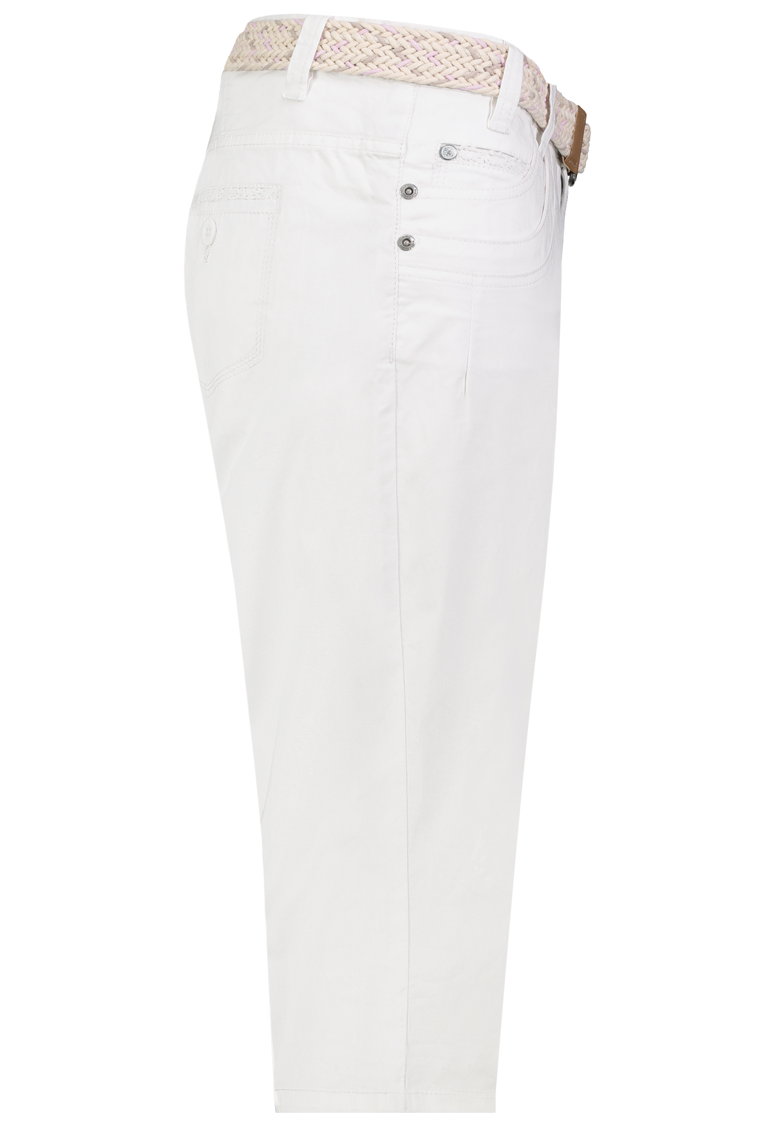 D60530BM62523CA3NO_22000_S1.jpg Stilvolle Shorts Flechtgürtel Seitentaschen Freizeit