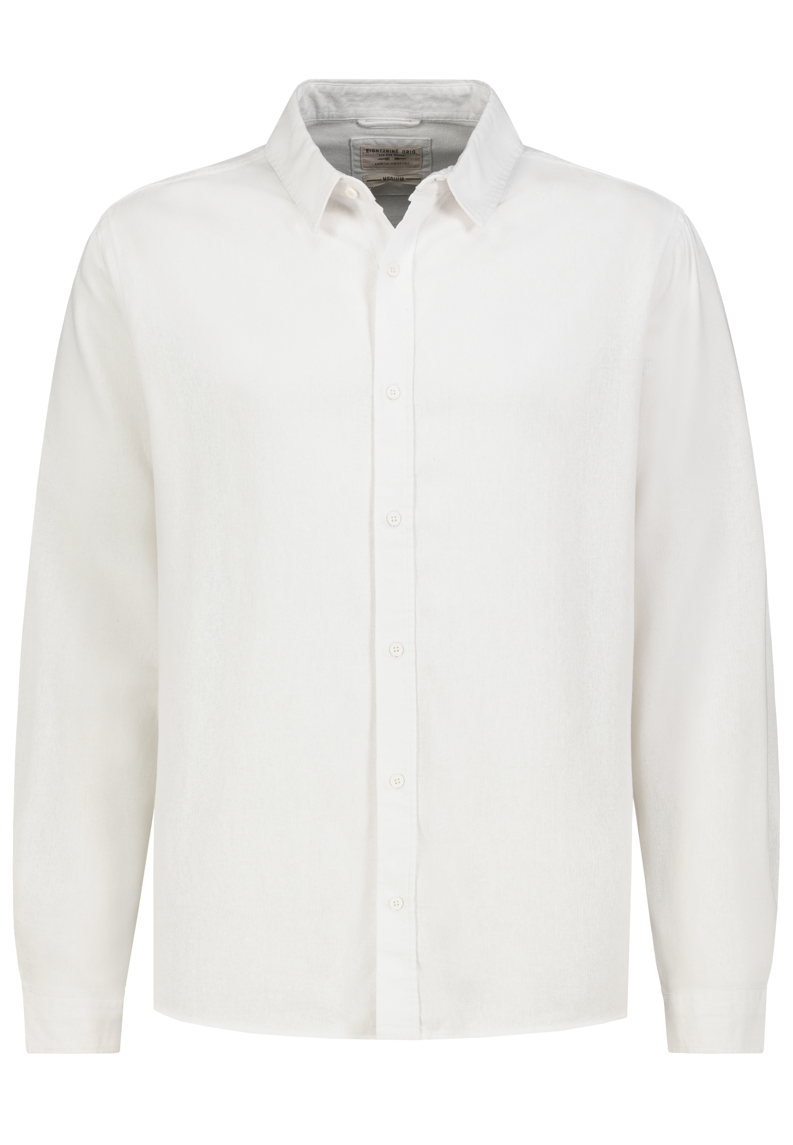 Einfarbiges Langarmhemd Button Down Kragen Einfarbig Einfarbiges Langarmhemd Button Down Kragen Einfarbig