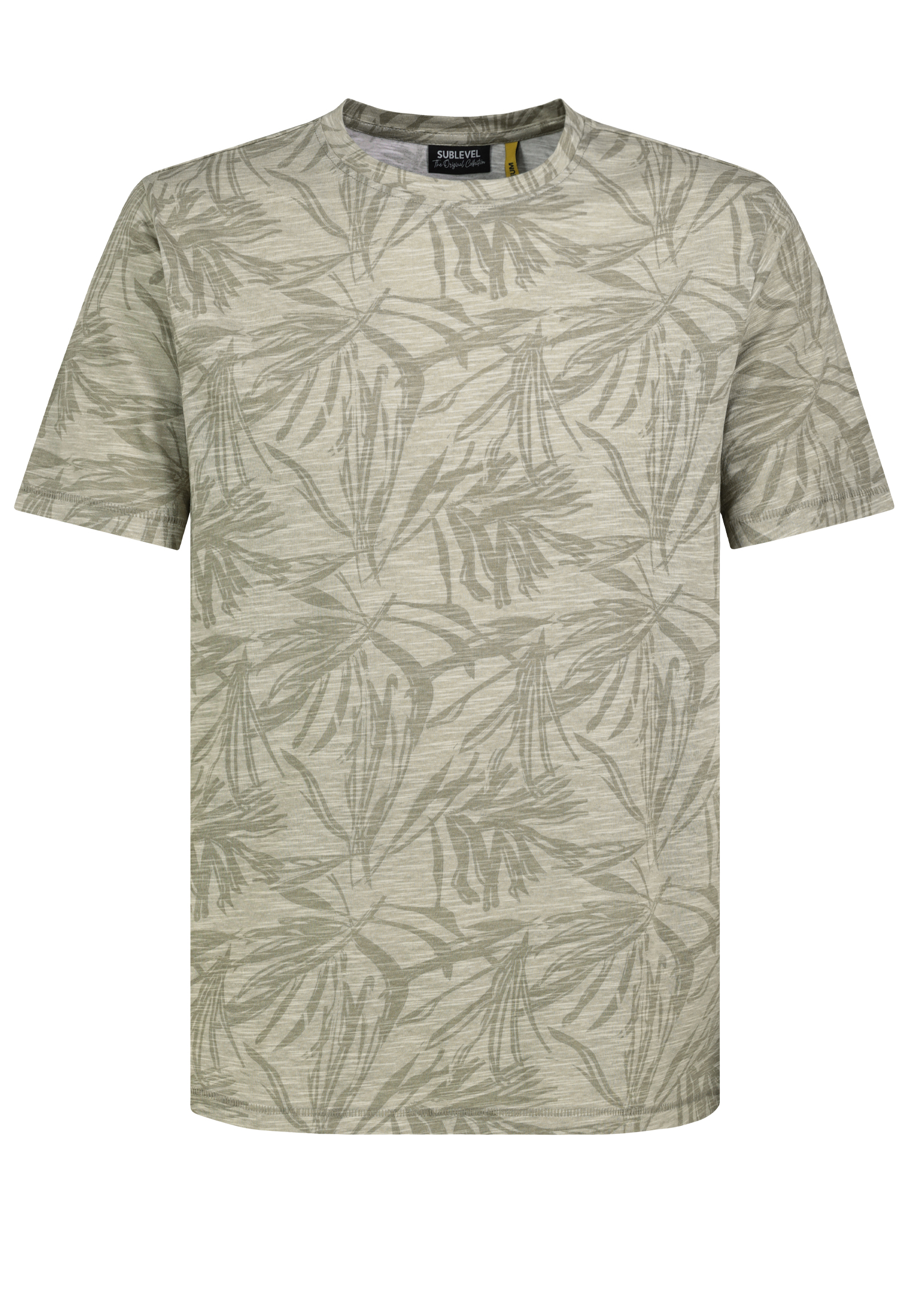 Kurzarmshirt Rundhalsausschnitt Geblümt Gerade Passform Kurzarmshirt Rundhalsausschnitt Geblümt Gerade Passform