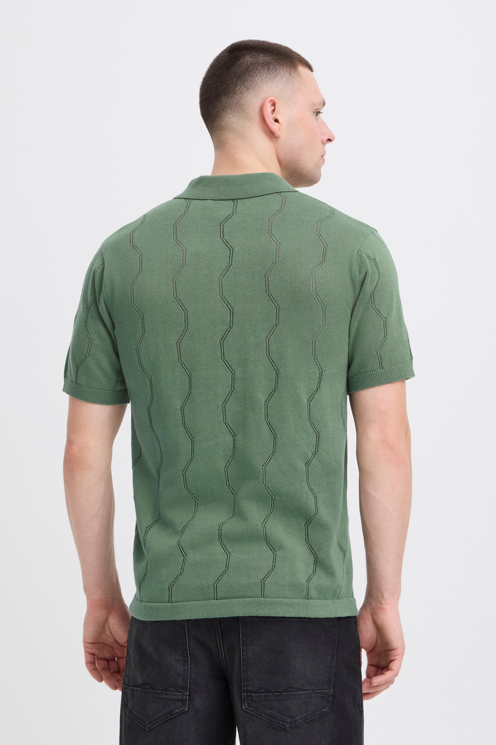 20720742-186011_186011_7.jpg Stilvolles Kurzarm Poloshirt Knopfleiste Rundhals Casual