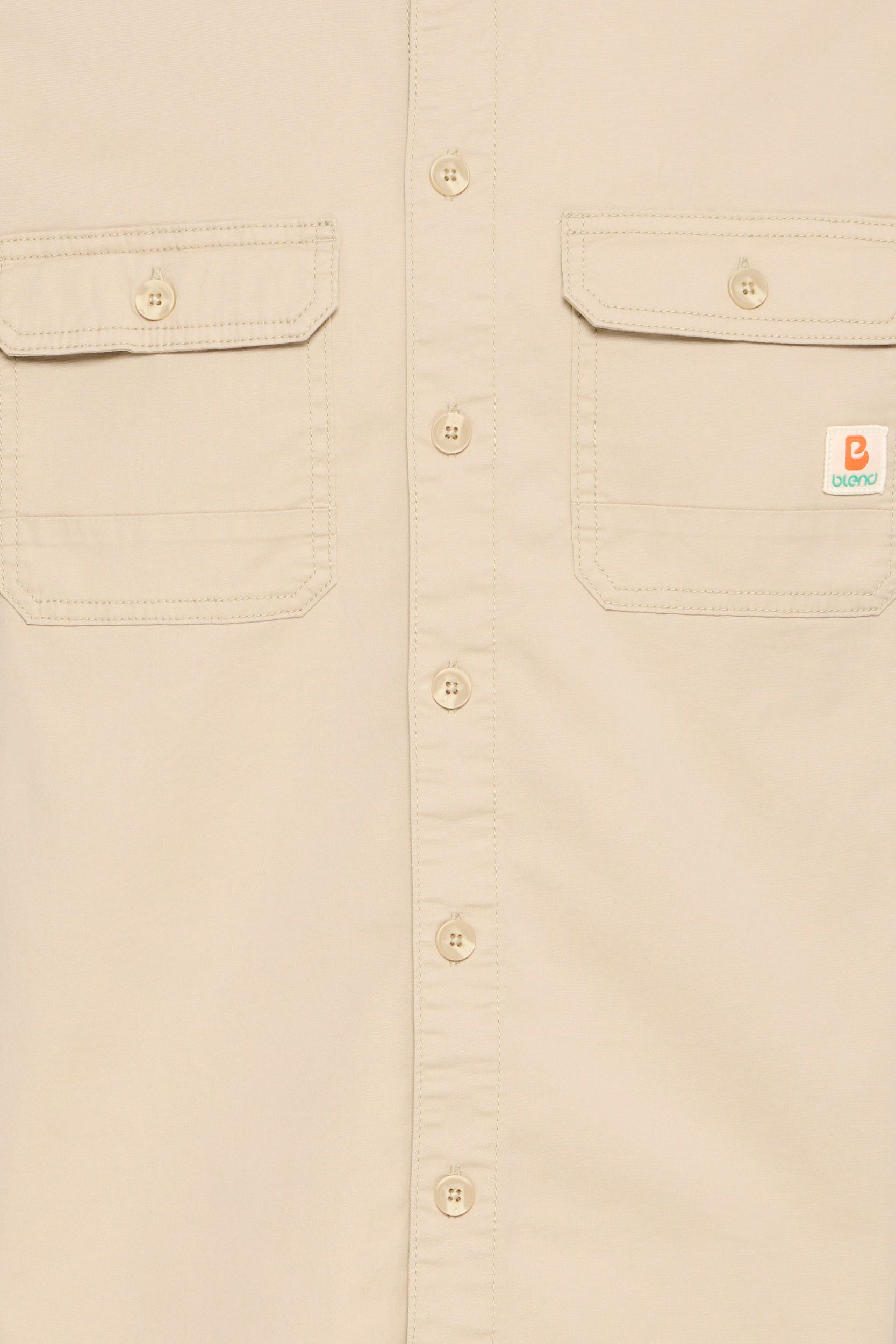 20720821-161104_161104_3.jpg Stylisches Kurzarmshirt Kentkragen Knopfleiste Rundhals