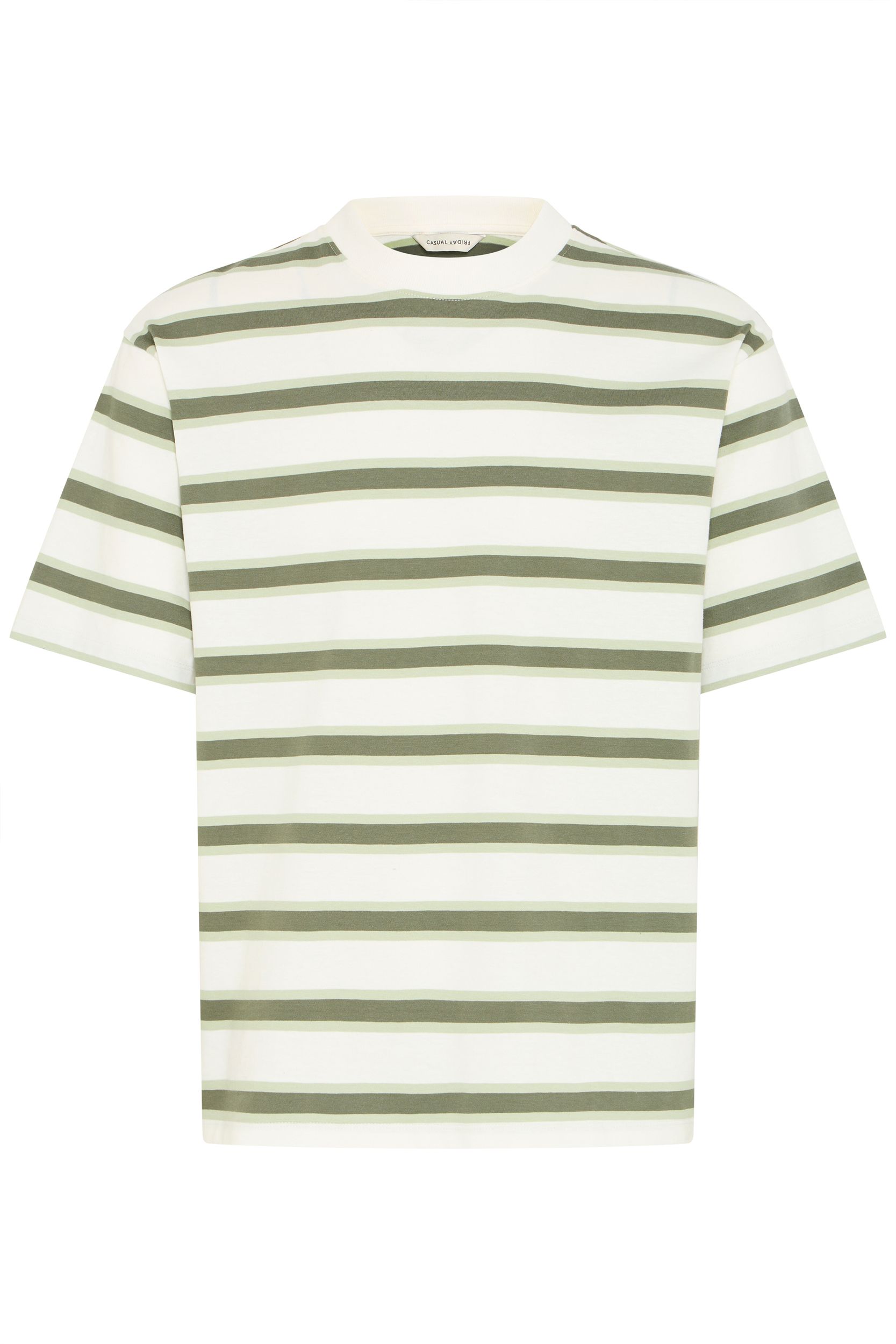 20506205_114201_100.jpg Gestreiftes Kurzarmshirt Rundhalsausschnitt Basic