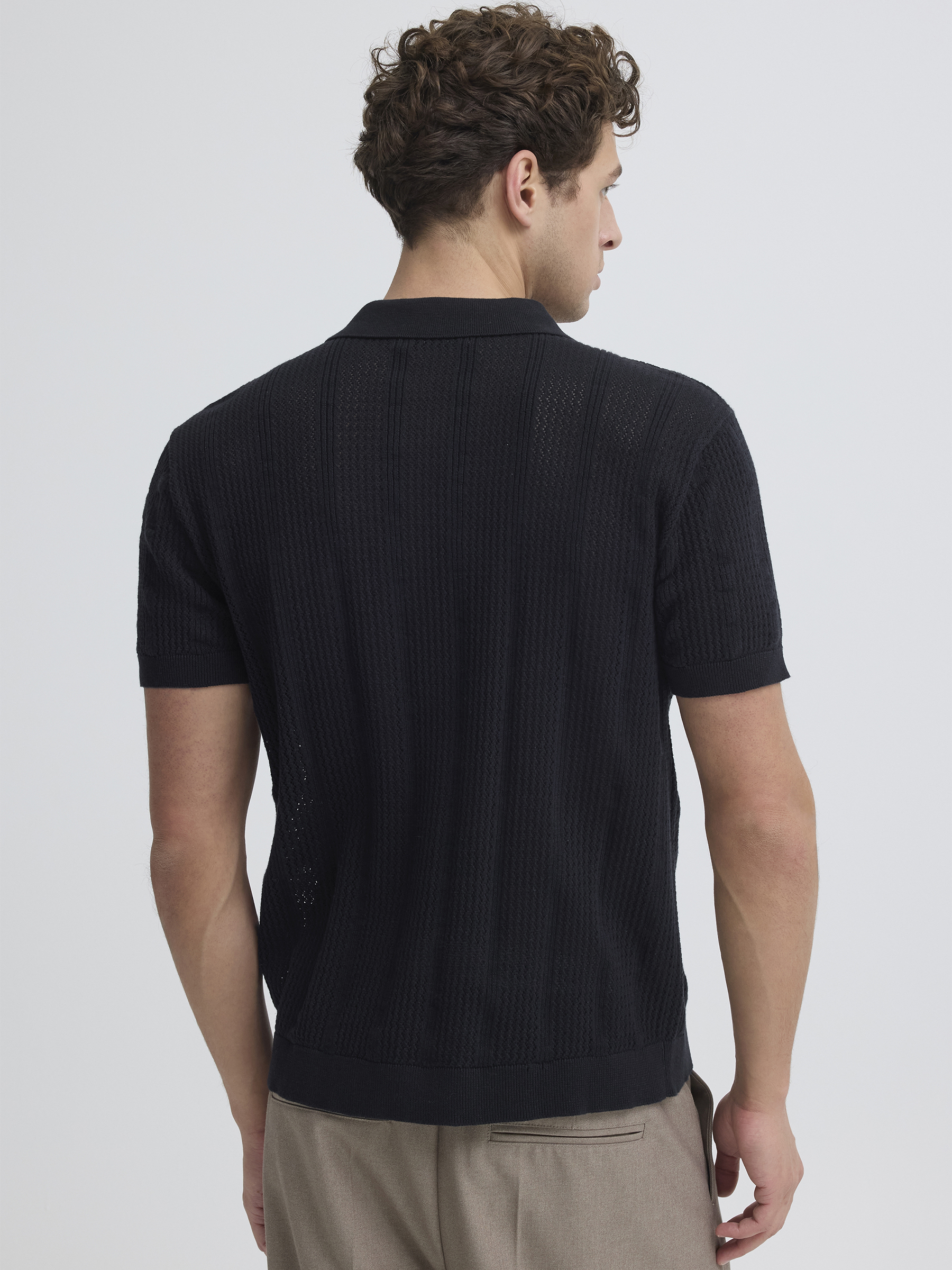 Kurzarm Poloshirt Knopfverschluss Einfarbig Polokragen Kurzarm Poloshirt Knopfverschluss Einfarbig Polokragen