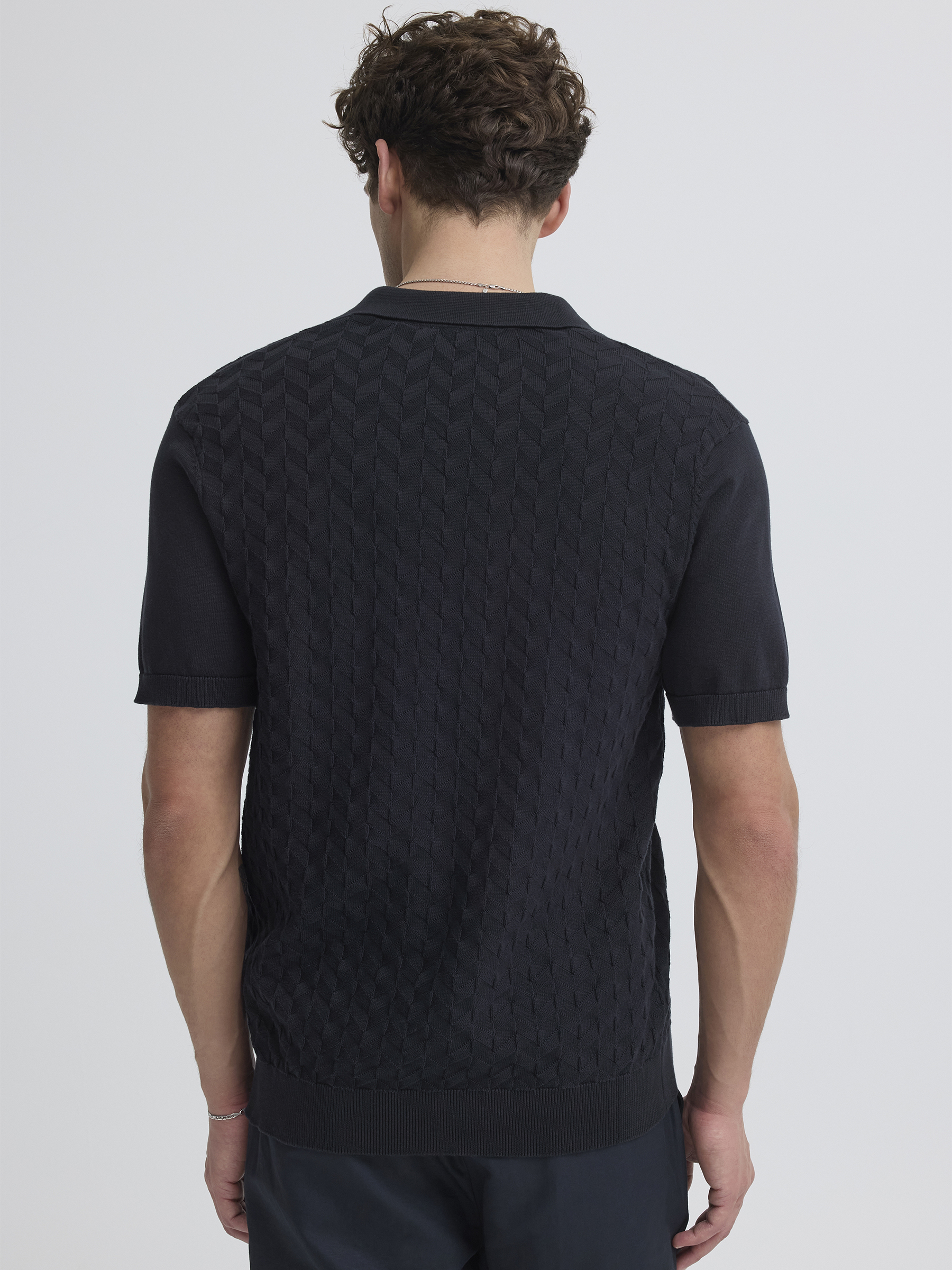 Modernes Poloshirt Polokragen Einfarbig V-Ausschnitt Modernes Poloshirt Polokragen Einfarbig V-Ausschnitt