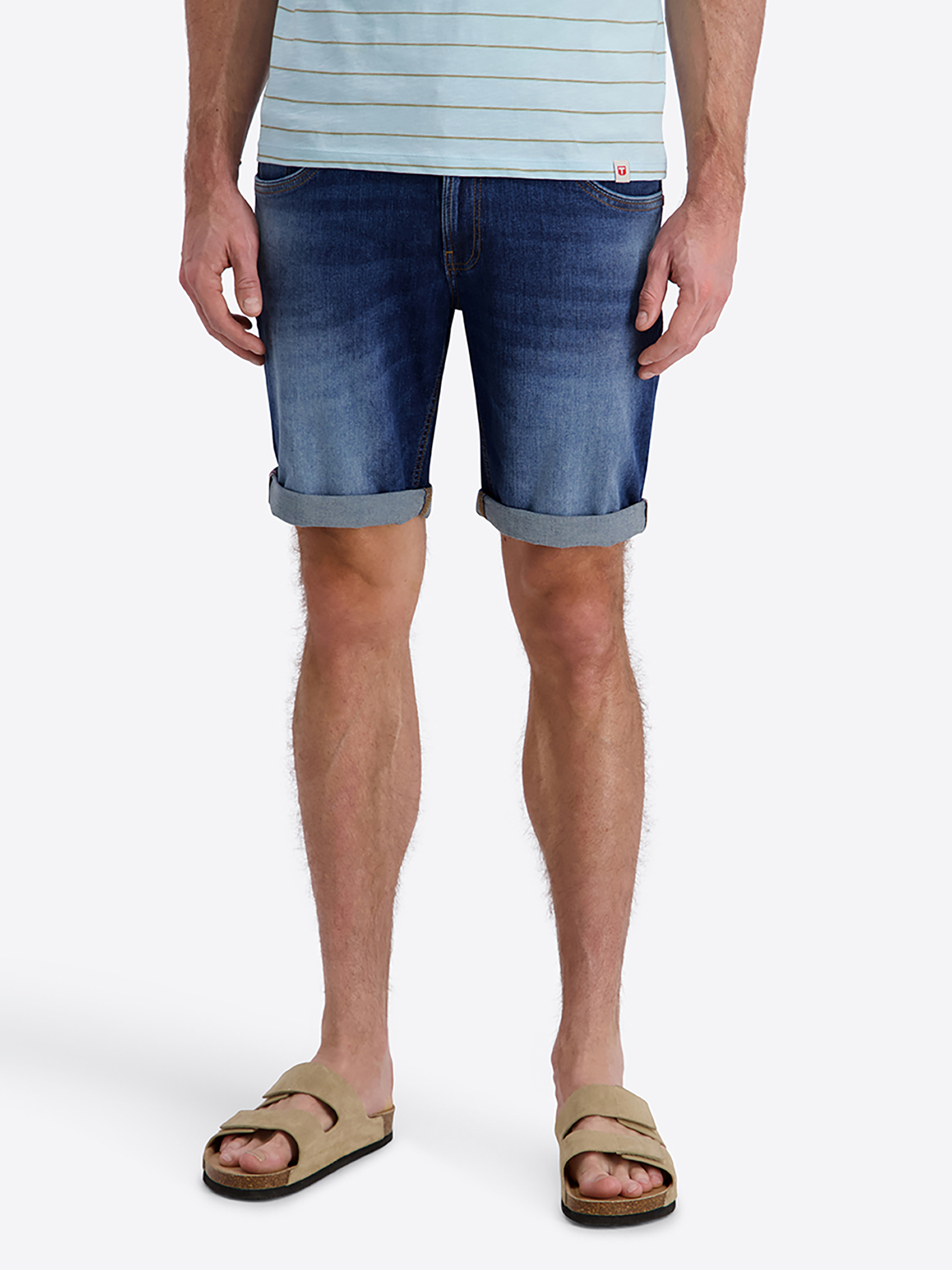 Jeansshorts Used Look Gerade Schnitt Reißverschluss Jeansshorts Used Look Gerade Schnitt Reißverschluss