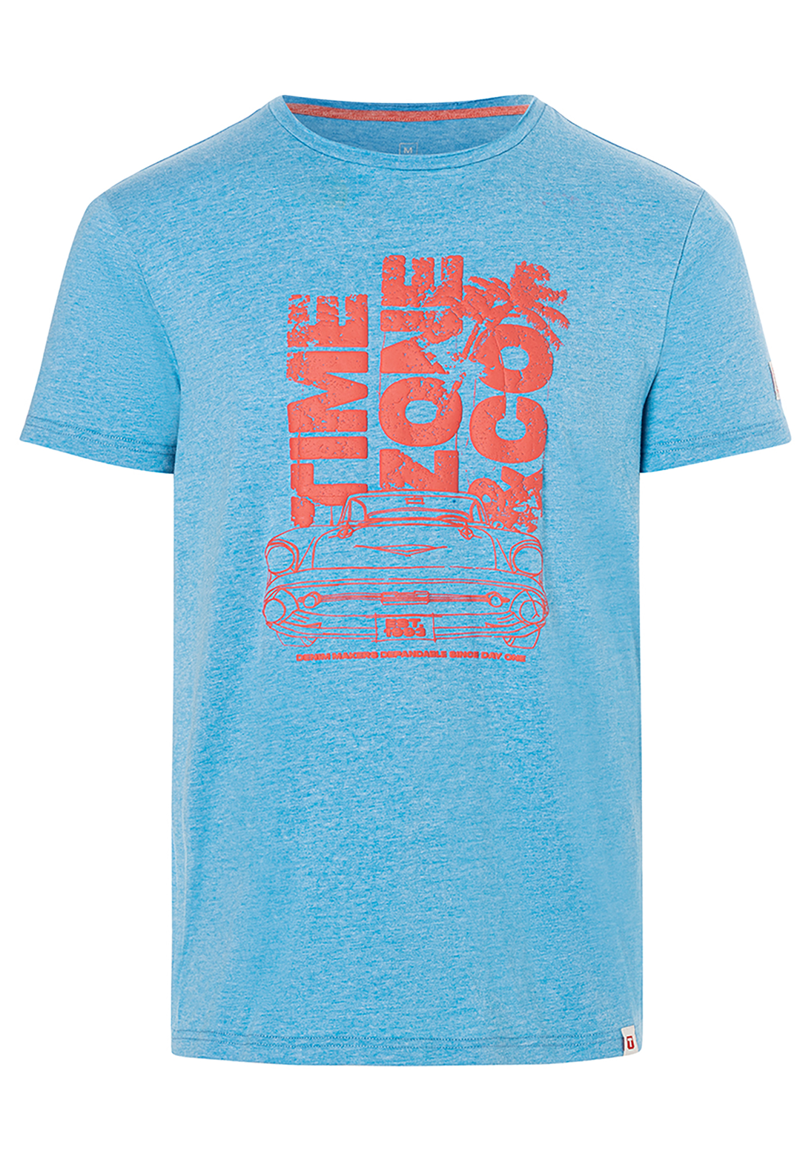 Kurzarm T-Shirt Rundhalsausschnitt Frontprint Kurzarm T-Shirt Rundhalsausschnitt Frontprint