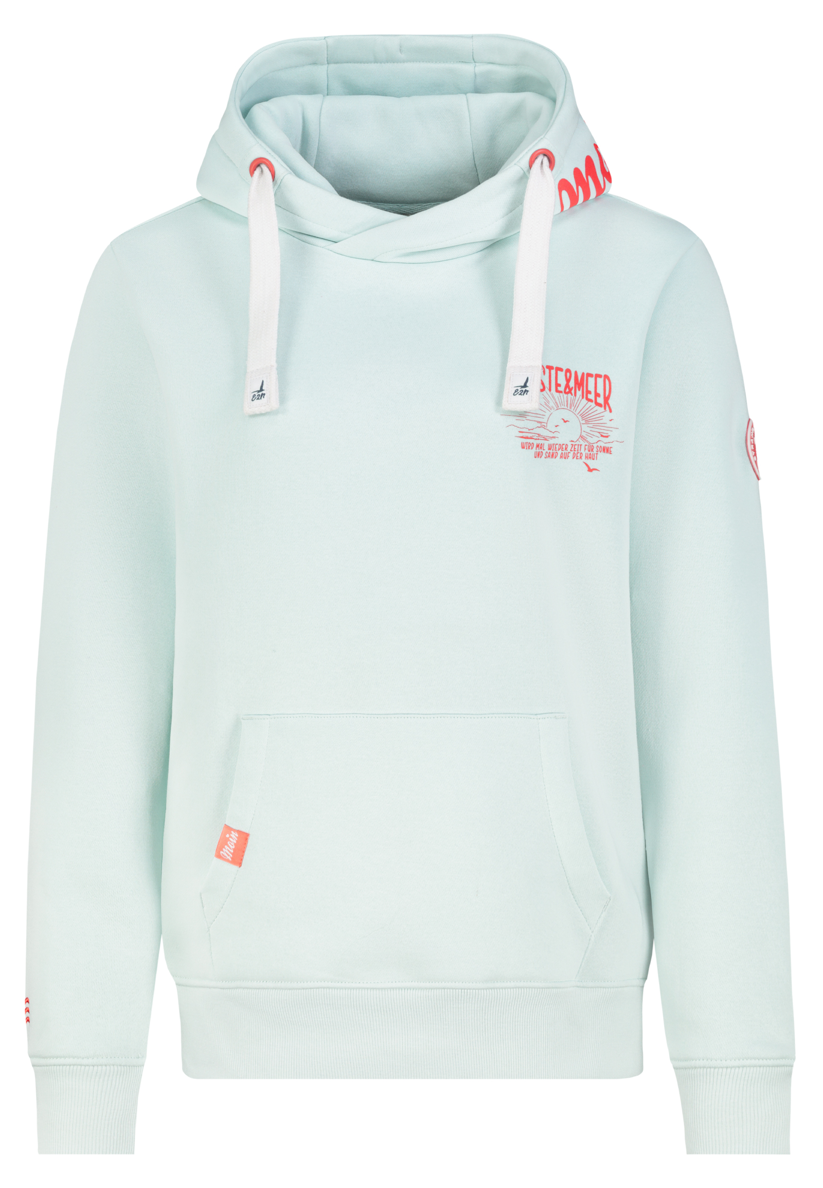 D10600BA02833B_12100_V.jpg Kapuzenpullover Spruch Print Design Kängurutasche Kapuze