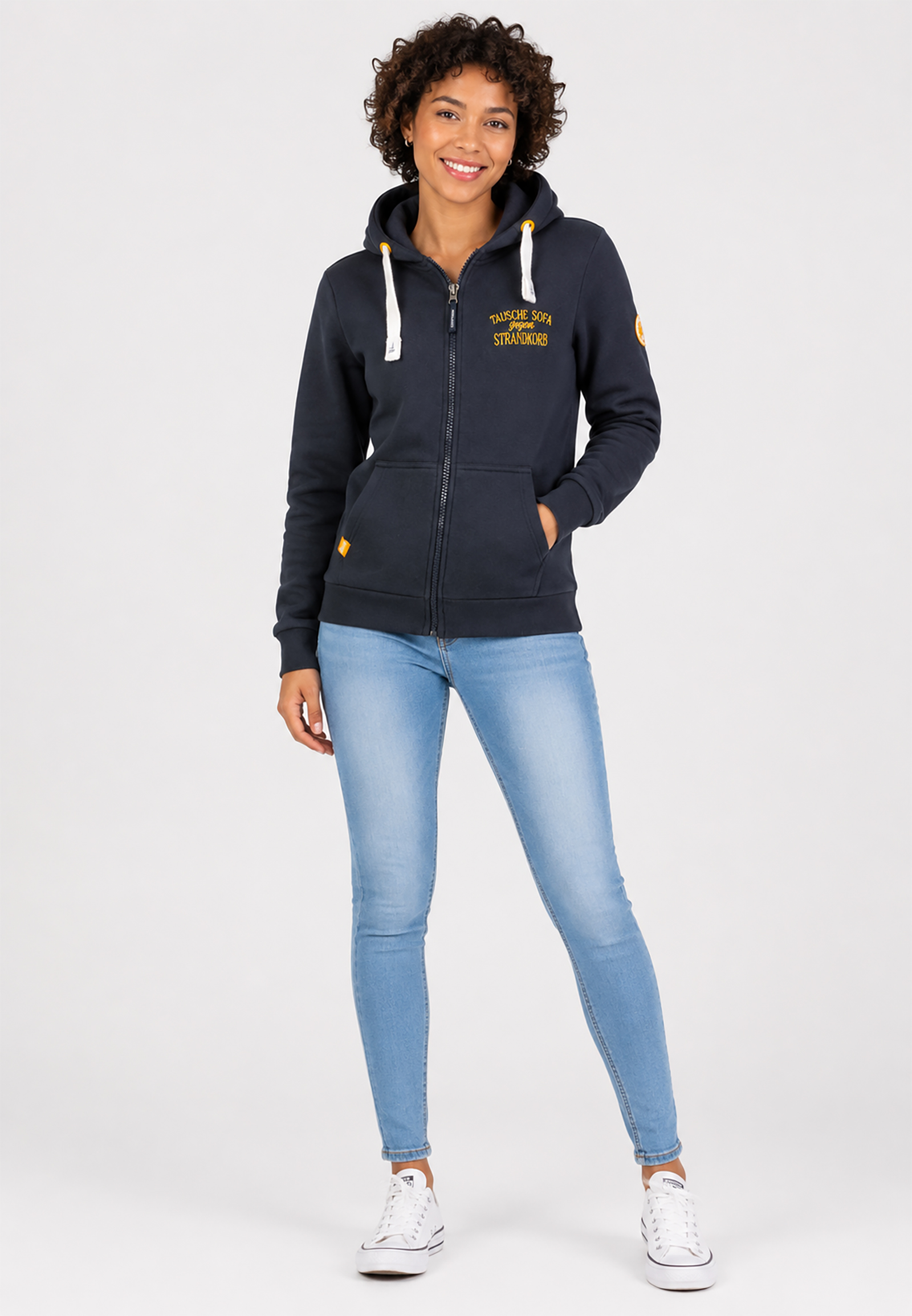 Kapuzenpullover Spruch Print Rippbündchen Kordelzug Kapuzenpullover Spruch Print Rippbündchen Kordelzug