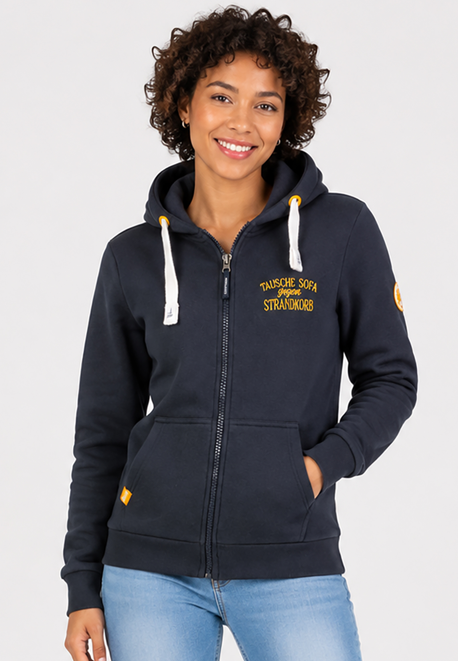 Kapuzenpullover Spruch Print Rippbündchen Kordelzug Kapuzenpullover Spruch Print Rippbündchen Kordelzug