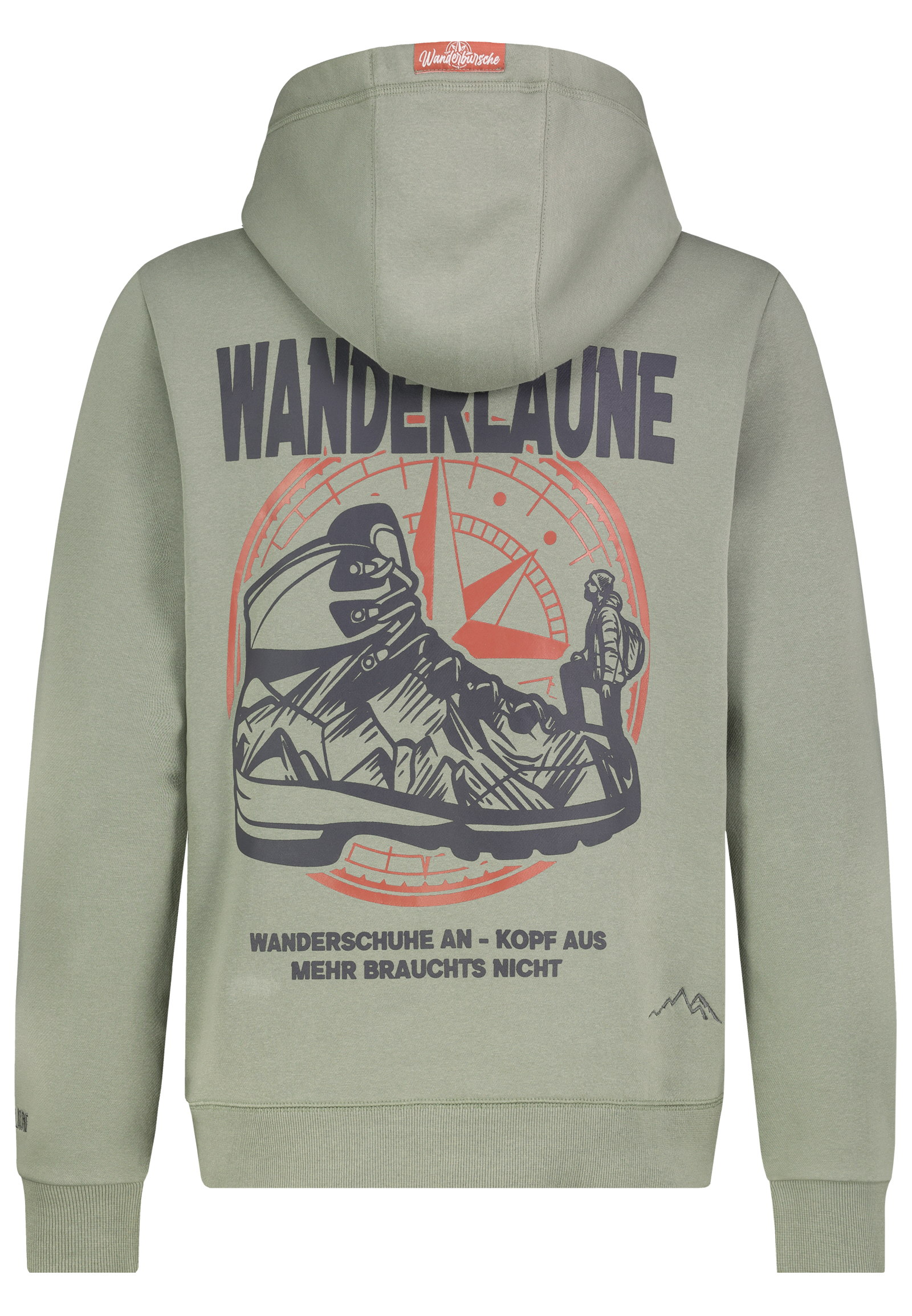 H10600BC21504B2_12300_H.jpg Stylischer Hoodie Motivprint Kängurutasche Rippbündchen