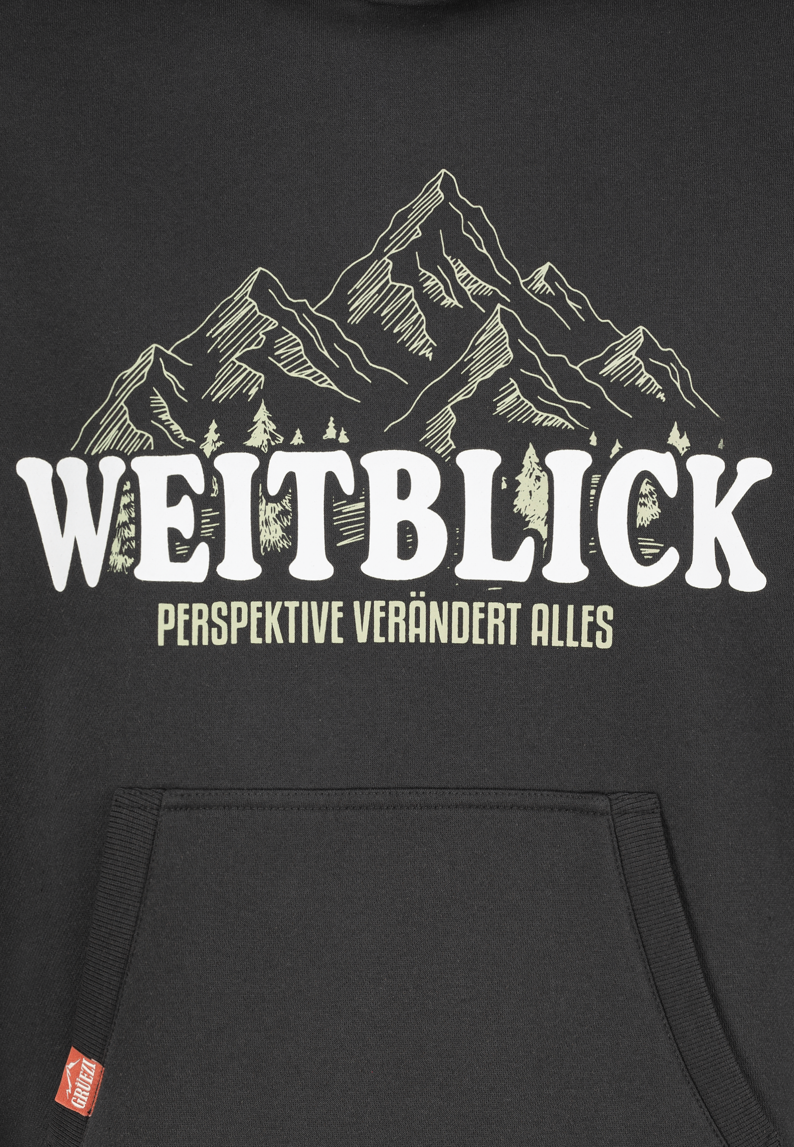 H10600BC21504B3_23400_D1.png Stylischer Hoodie Motivprint Kängurutasche Rippbündchen