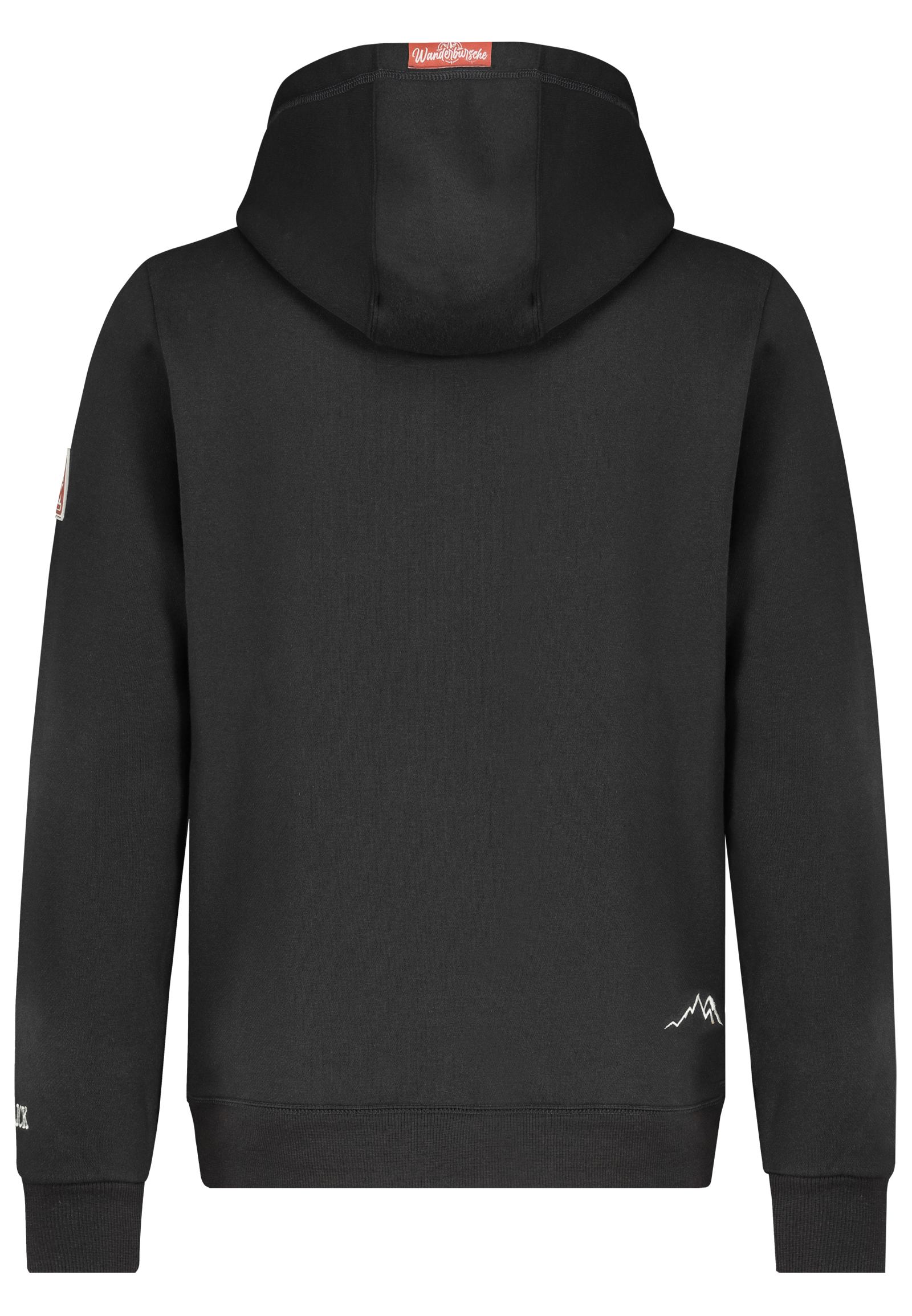 H10600BC21504B3_23400_H.jpg Stylischer Hoodie Motivprint Kängurutasche Rippbündchen