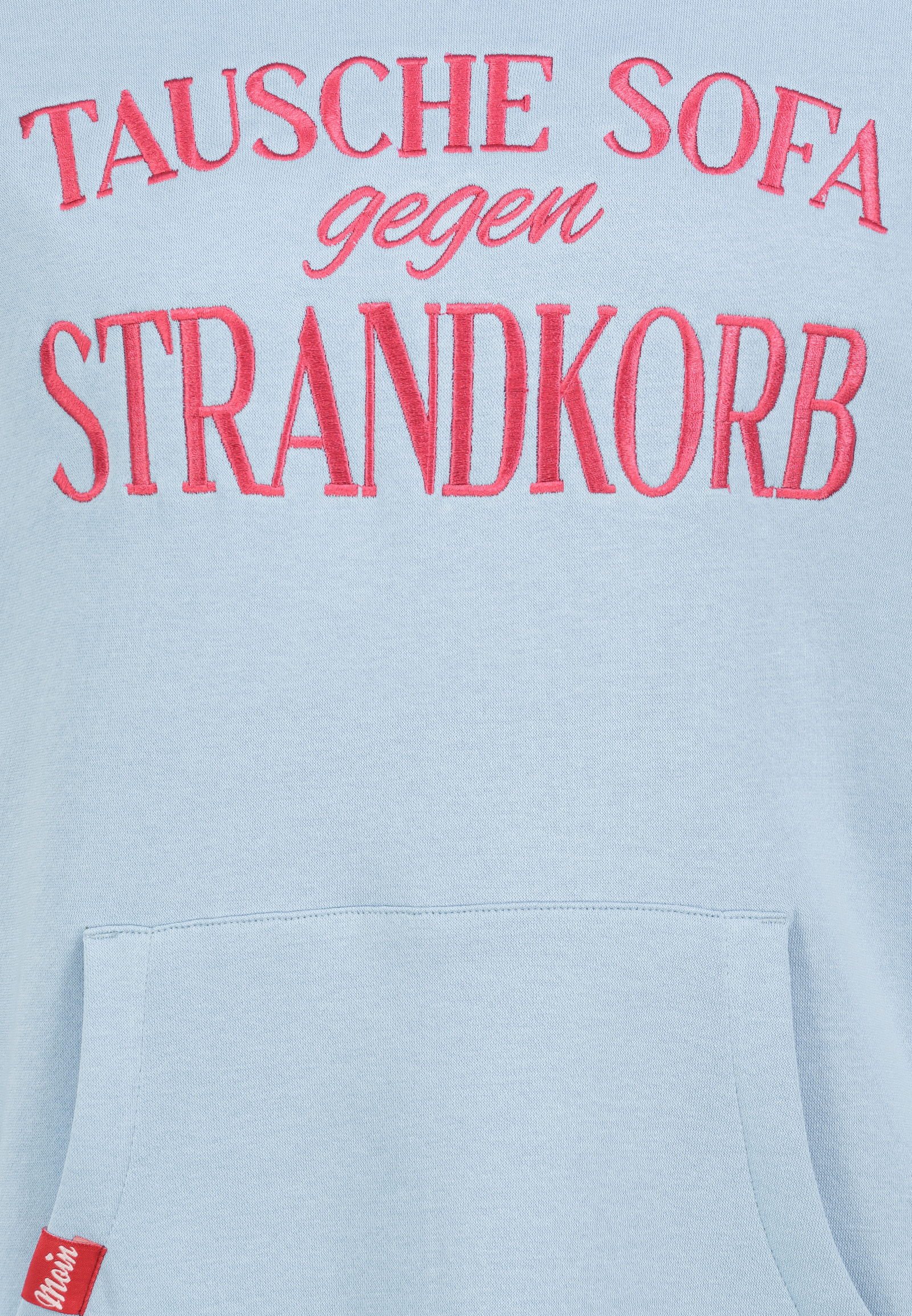 D_10600BA02733D_19200_D1.jpg Sweat Hoodie Kapuze Spruchdruck Kordelzug Langarm