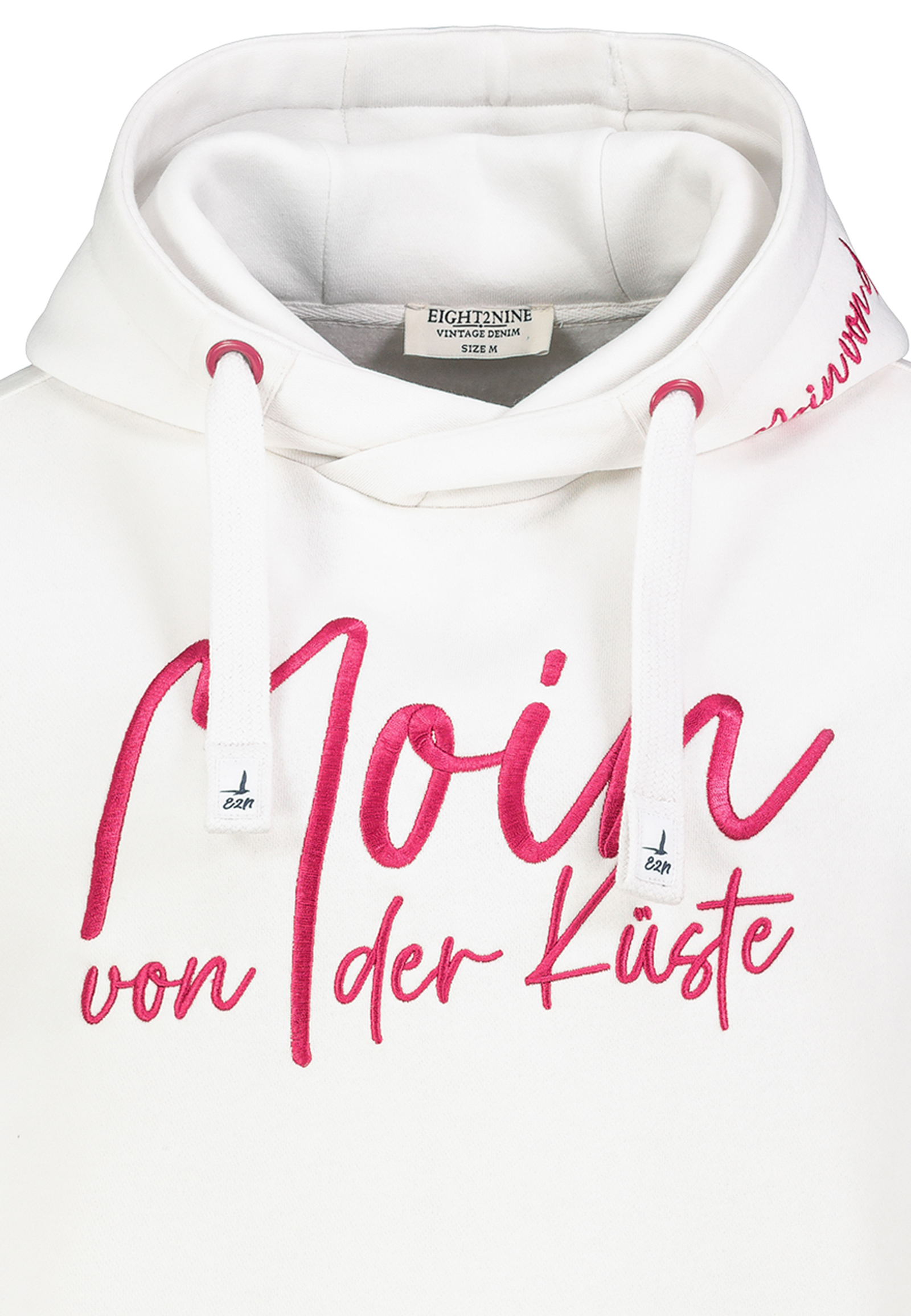 Kapuzenpullover Stickerei Spruch Rippbündchen Modisch Kapuzenpullover Stickerei Spruch Rippbündchen Modisch