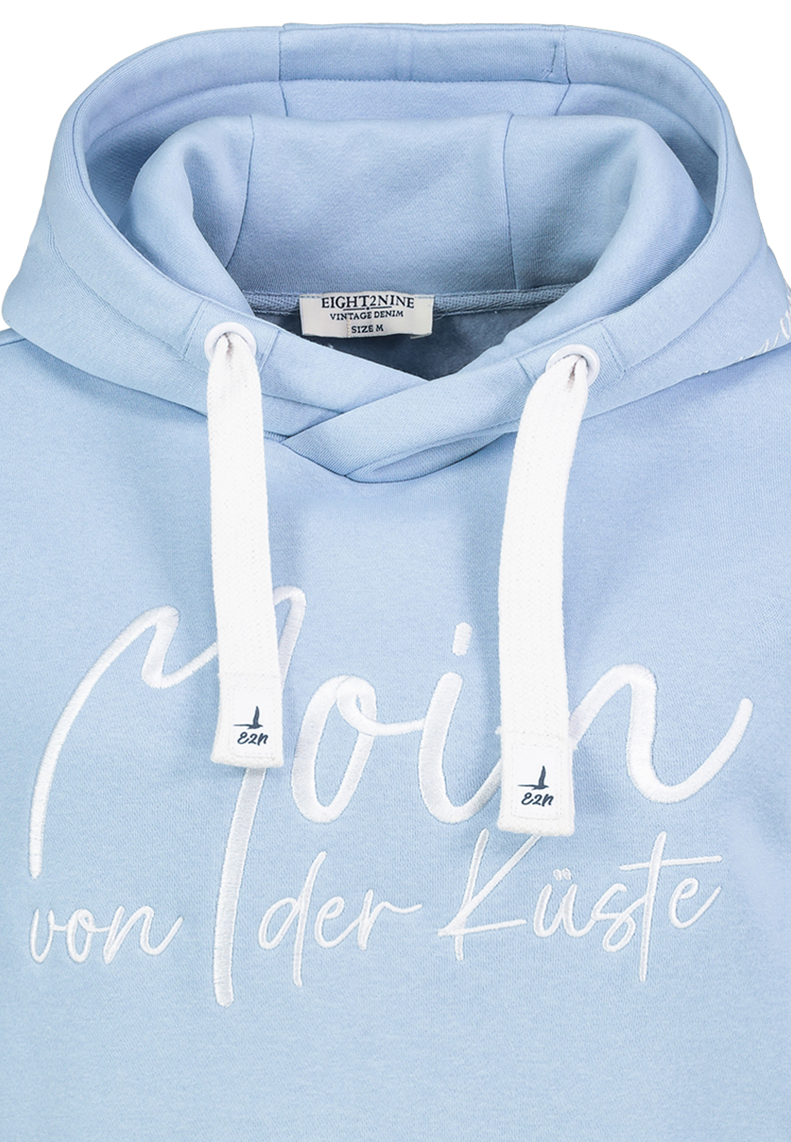 Kapuzenpullover Stickerei Spruch Rippbündchen Modisch Kapuzenpullover Stickerei Spruch Rippbündchen Modisch