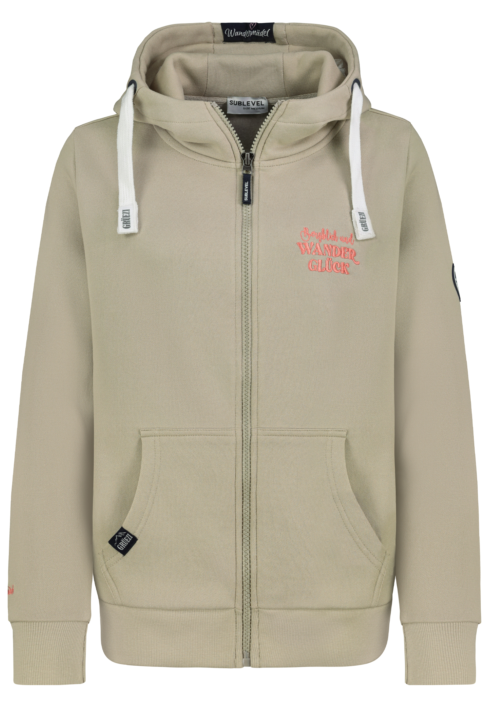 D10600BI02861A1_12200_V.jpg Kapuzenpullover Reißverschluss Stickerei Eingrifftaschen