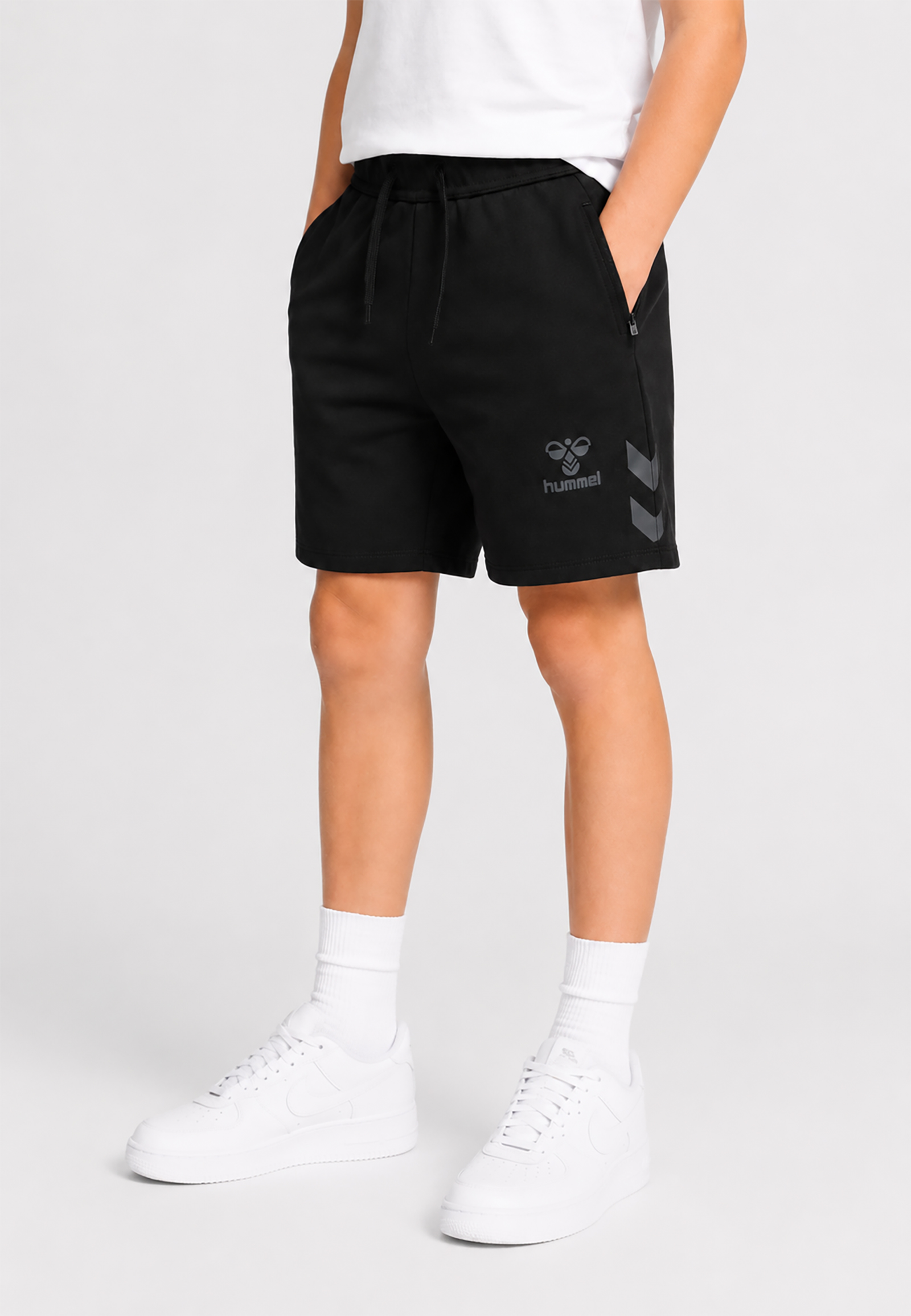 Sportliche Shorts Eingrifftaschen Elastischer Bund Sportliche Shorts Eingrifftaschen Elastischer Bund