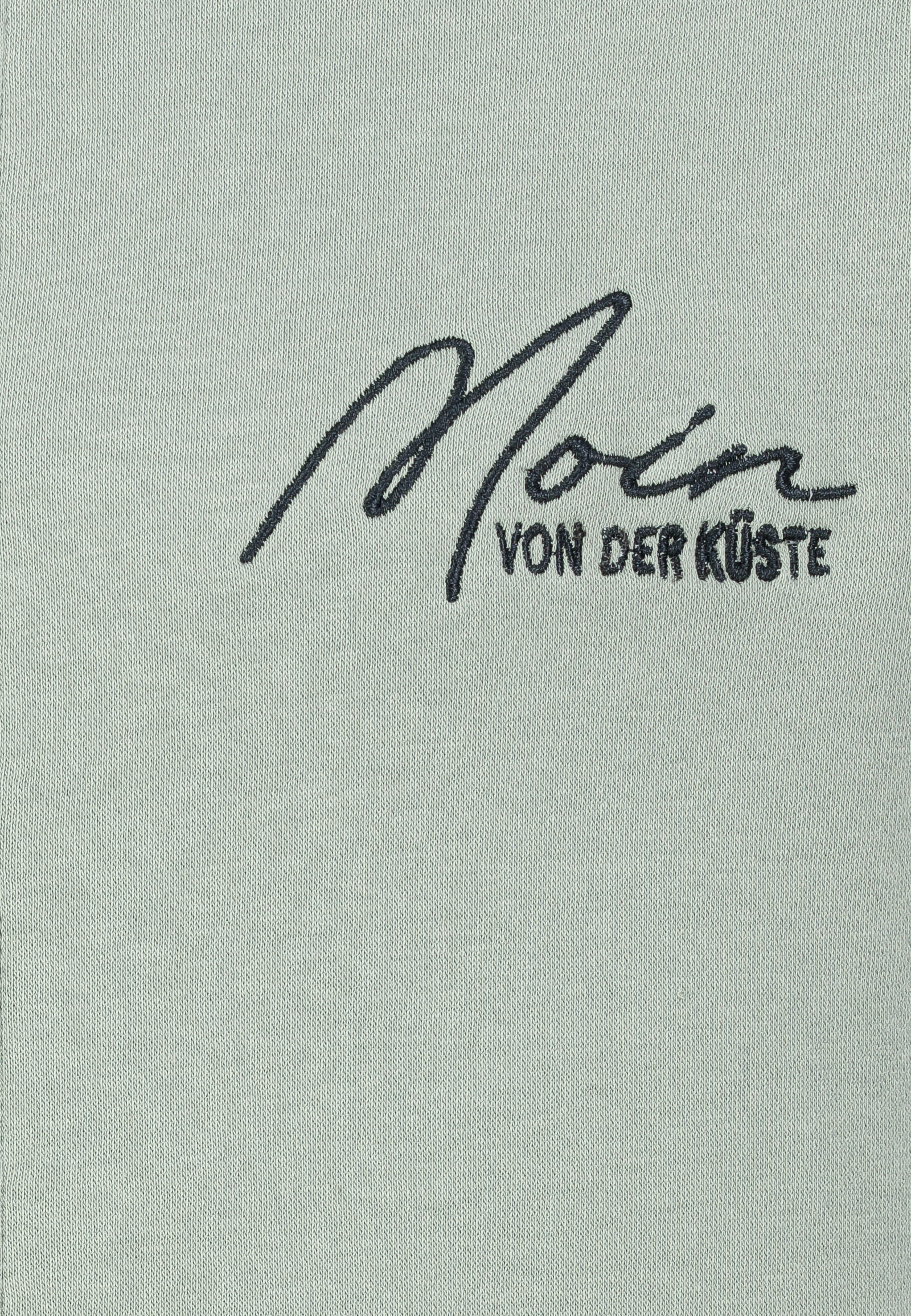H10600BA21548A1_12200_D1.jpg Stylischer Hoodie Durchgehender Reißverschluss Kordelzug
