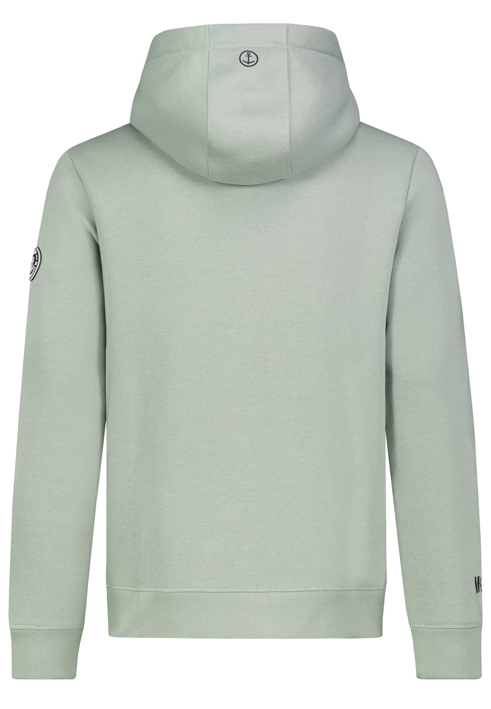 H10600BA21548A1_12200_H.jpg Stylischer Hoodie Durchgehender Reißverschluss Kordelzug