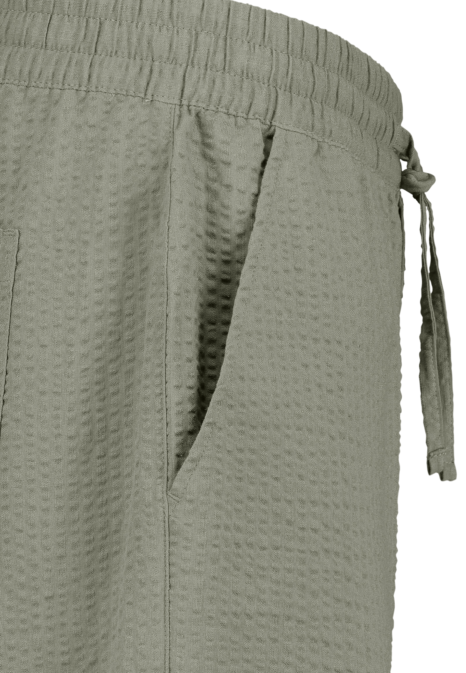 H70069AG62491KA_12300_D2.jpg Einfarbige Shorts Eingrifftaschen Elastischer Bund