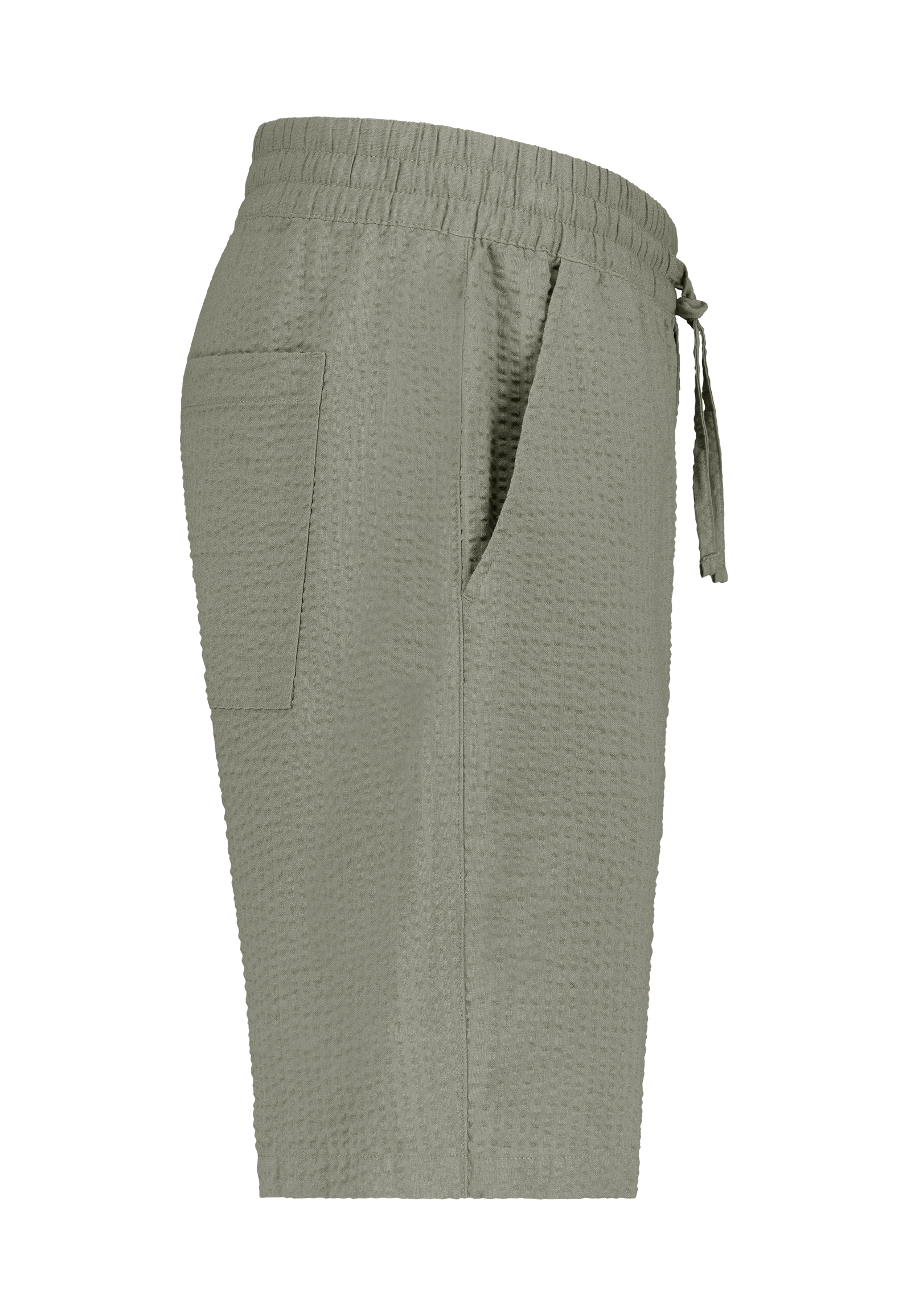 H70069AG62491KA_12300_S1.jpg Einfarbige Shorts Eingrifftaschen Elastischer Bund