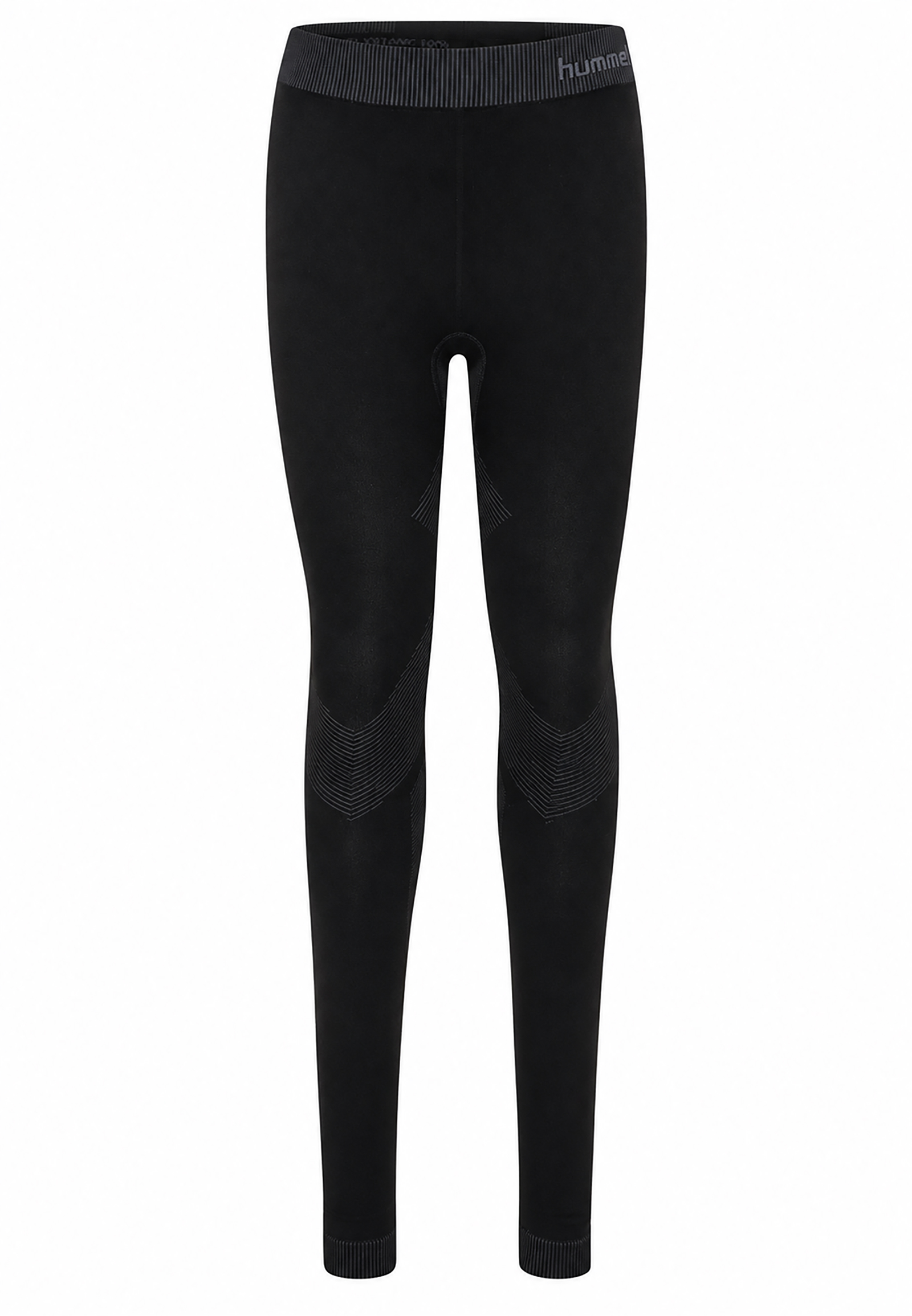 Sportleggings Körperbetont Logomuster Nahtlos Design Sportleggings Körperbetont Logomuster Nahtlos Design