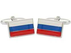 Grom Manschettenknöpfe Russlandflagge